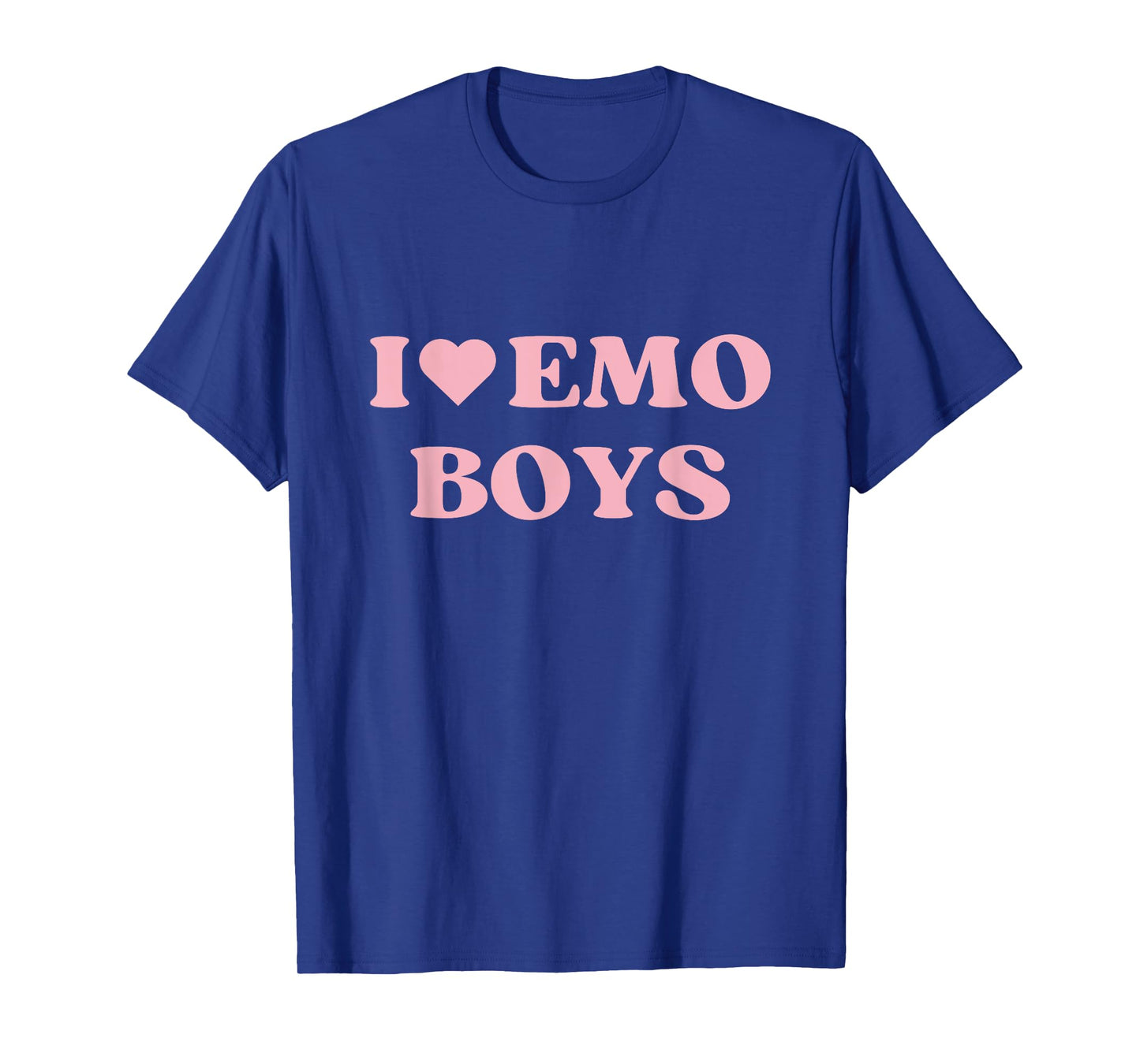 I Love Emo Boys I Heart Emo Boys Cute Design T-Shirt