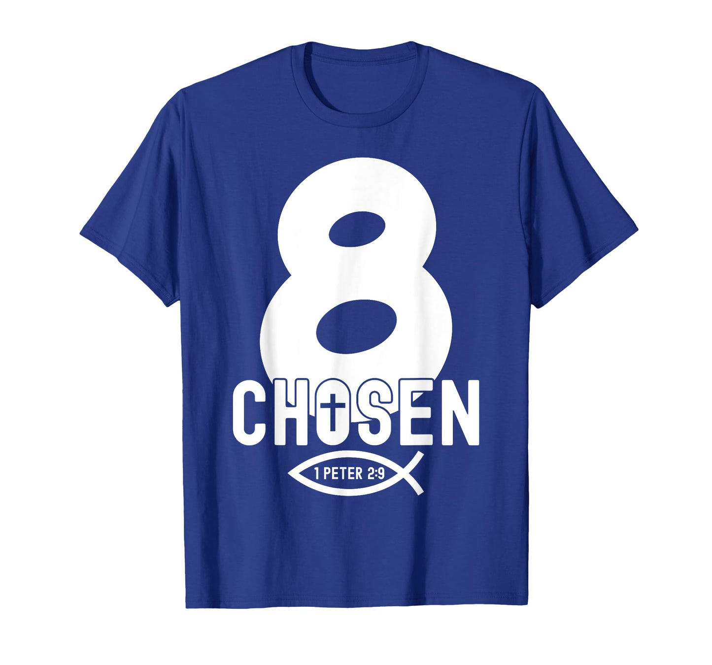 Religious Chosen 8 Years Jesus 8TH Birthday T-Shirt