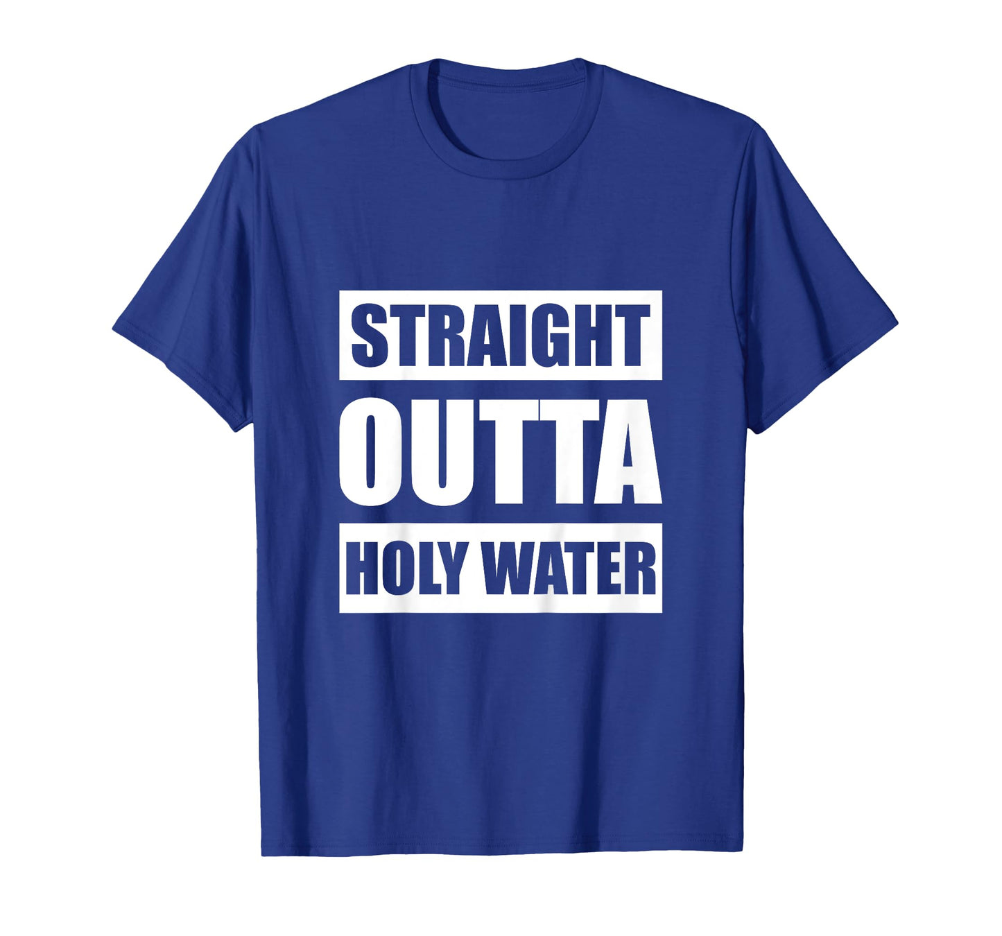 Kids Straight Outta Holy Water Funny Christian Religious Baptism T-Shirt