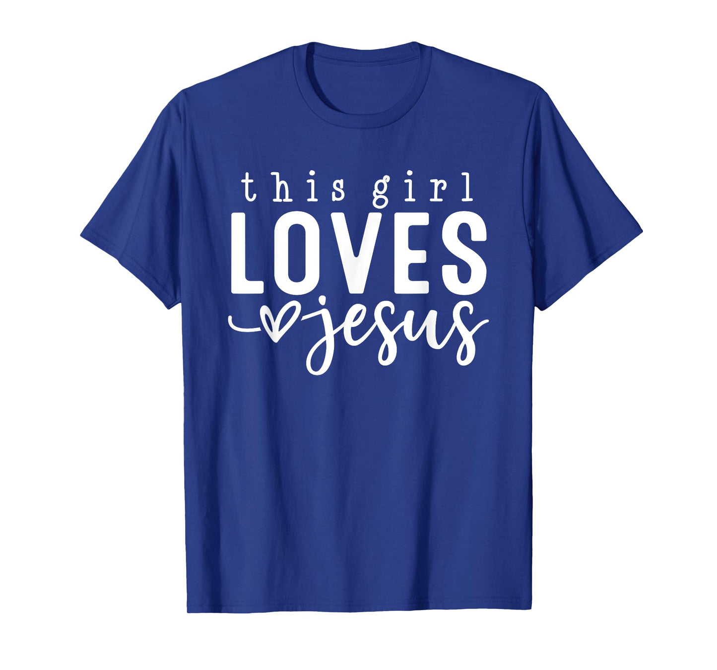 This Girl Loves Jesus Faithful Devotion T-Shirt