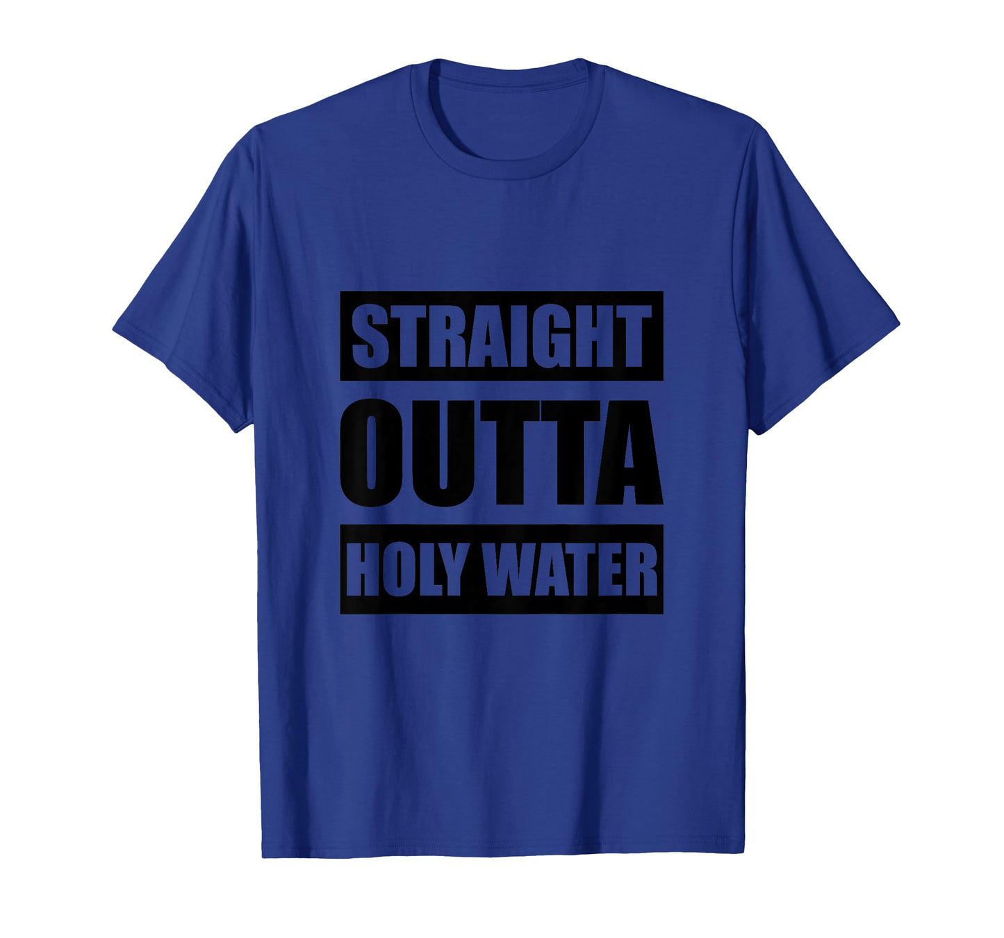 Kids Straight Outta Holy Water Funny Christian Religious Baptism T-Shirt