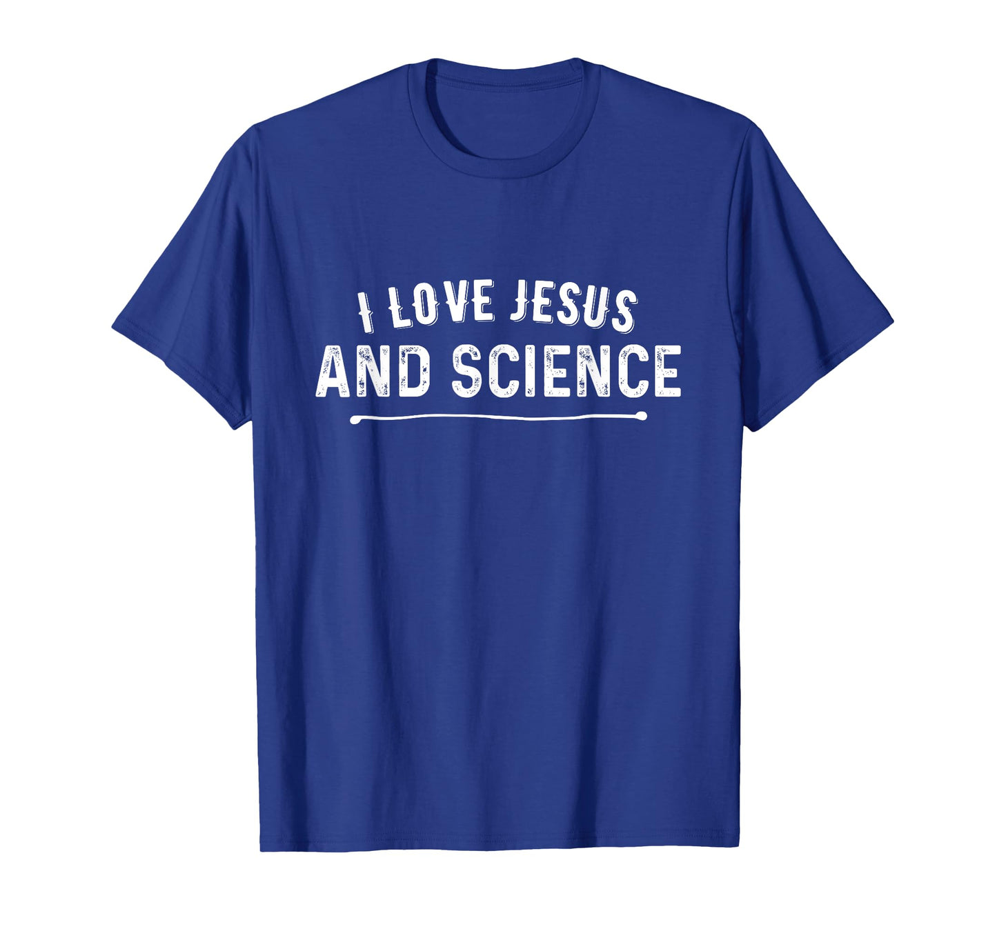 I Love Jesus and Science Christian T-Shirt