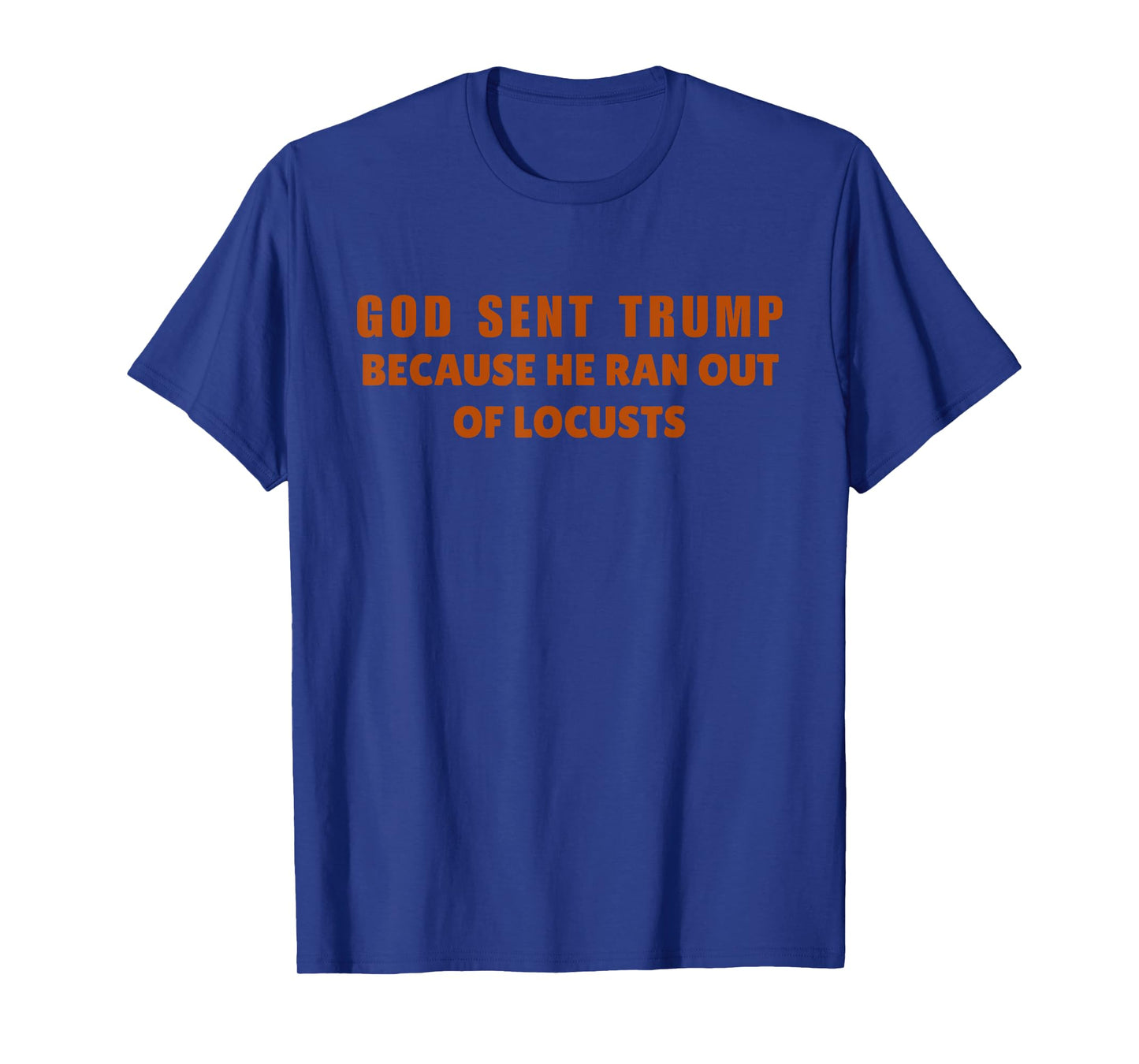God Sent Trump Because He Ran Out Of Locusts Anti-Trump T-Shirt