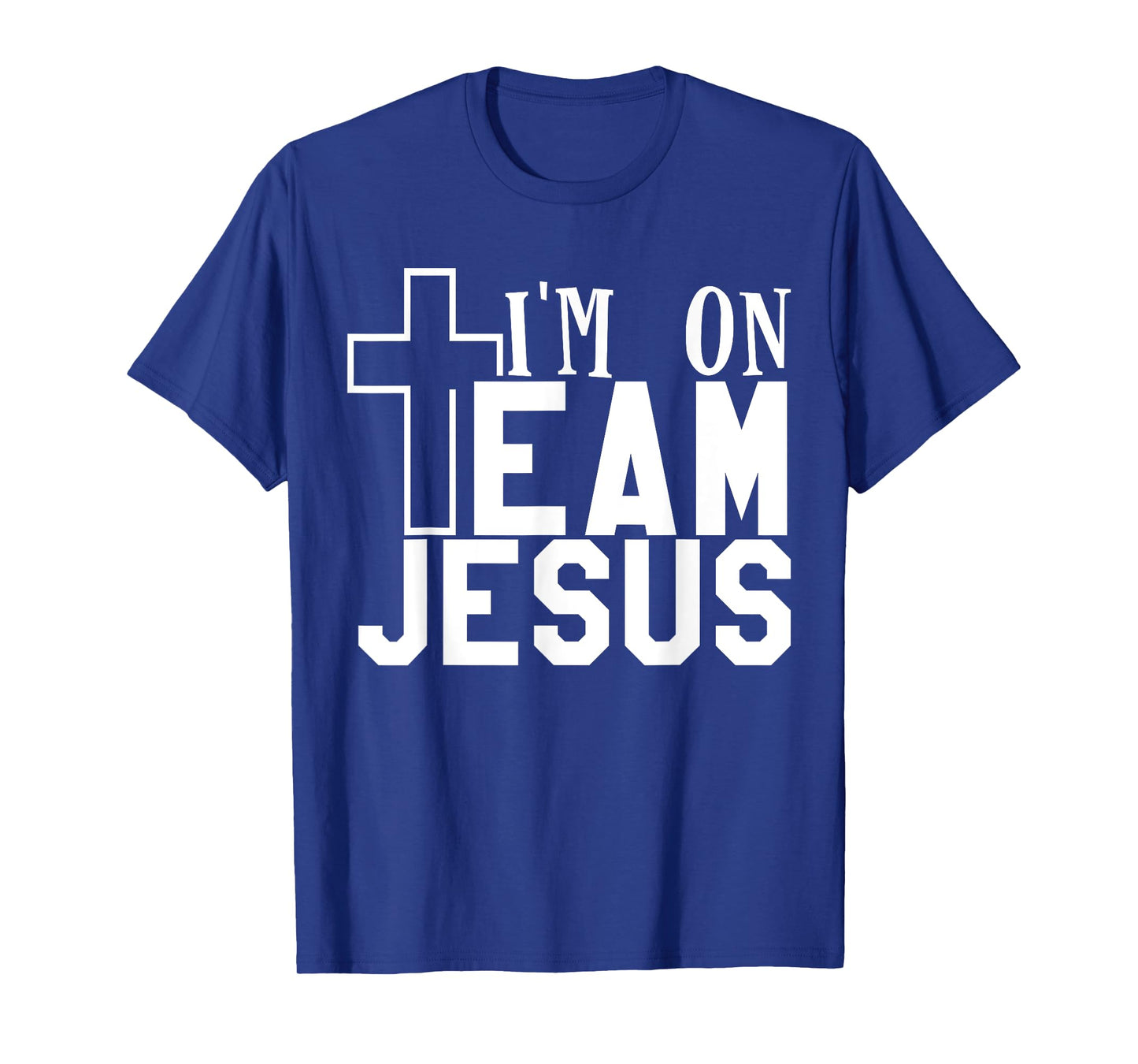 I'm On Team Jesus Christian Party T-Shirt, Men's 3X-Large, Black, Short Sleeve, Crew Neck, Classic Fit, 100% Cotton