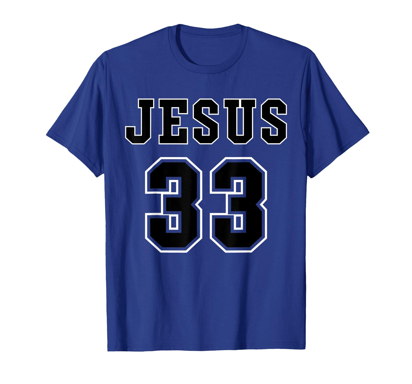 Jesus 33 Black Design T-Shirt