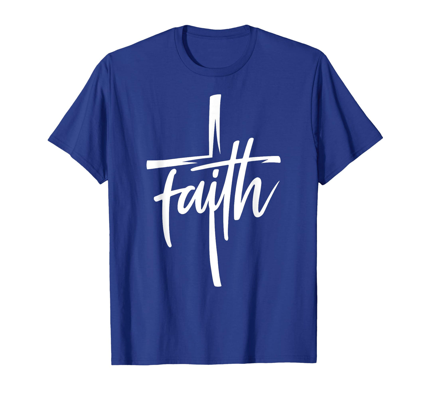 Faith Cross Christian Christ Faith Over Fear Cross Vintage T-Shirt