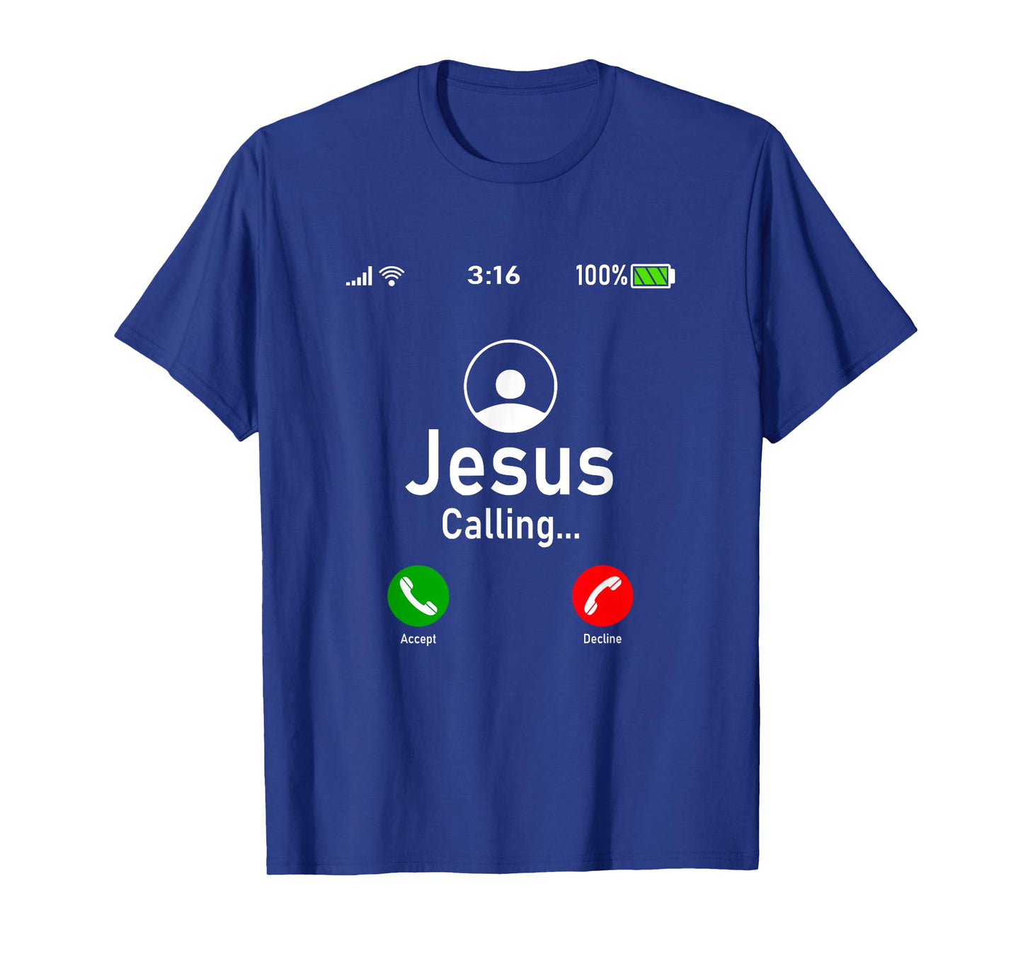 Jesus is Calling - Funny Jesus Christ Phone Christian Gift T-Shirt