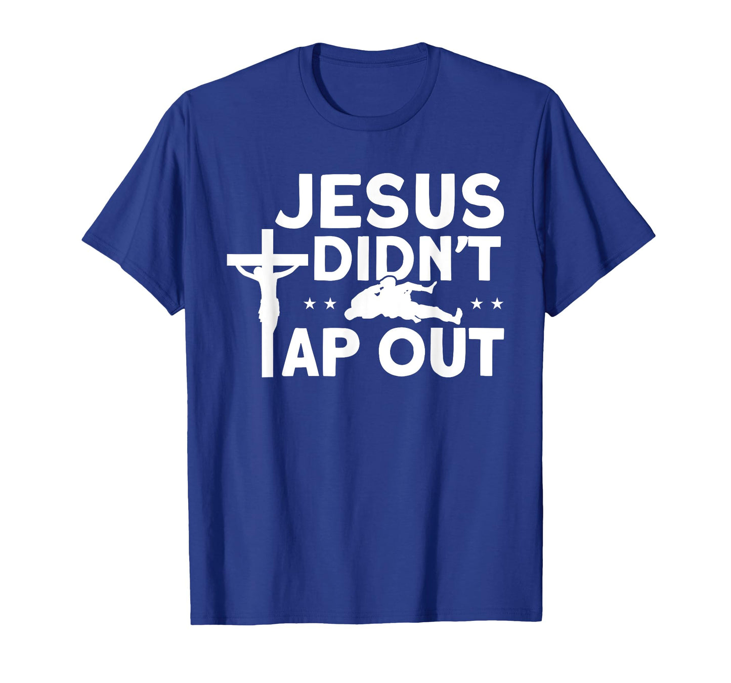 Jiu Jitsu Vintage Jesus Didn't Tap Out T-Shirt