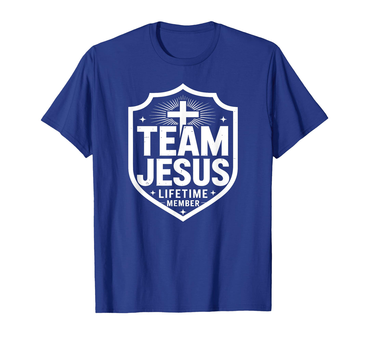 Member of Team Jesus Bible Coat of Arms Cross Christian T-Shirt