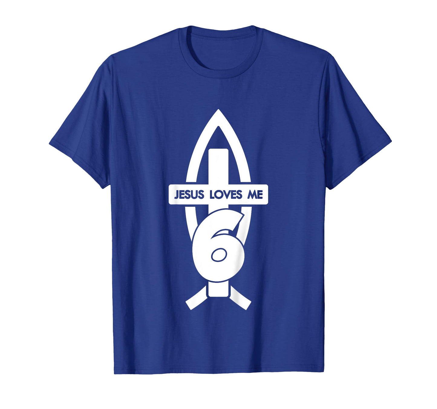 Jesus Loves ME 6 Religious 6 Years Jesus 6TH Birthday T-Shirt