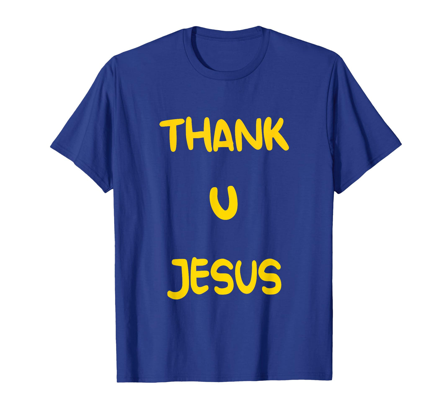 Thank U Jesus Christian Cross God Faith Bible Religious Pray T-Shirt