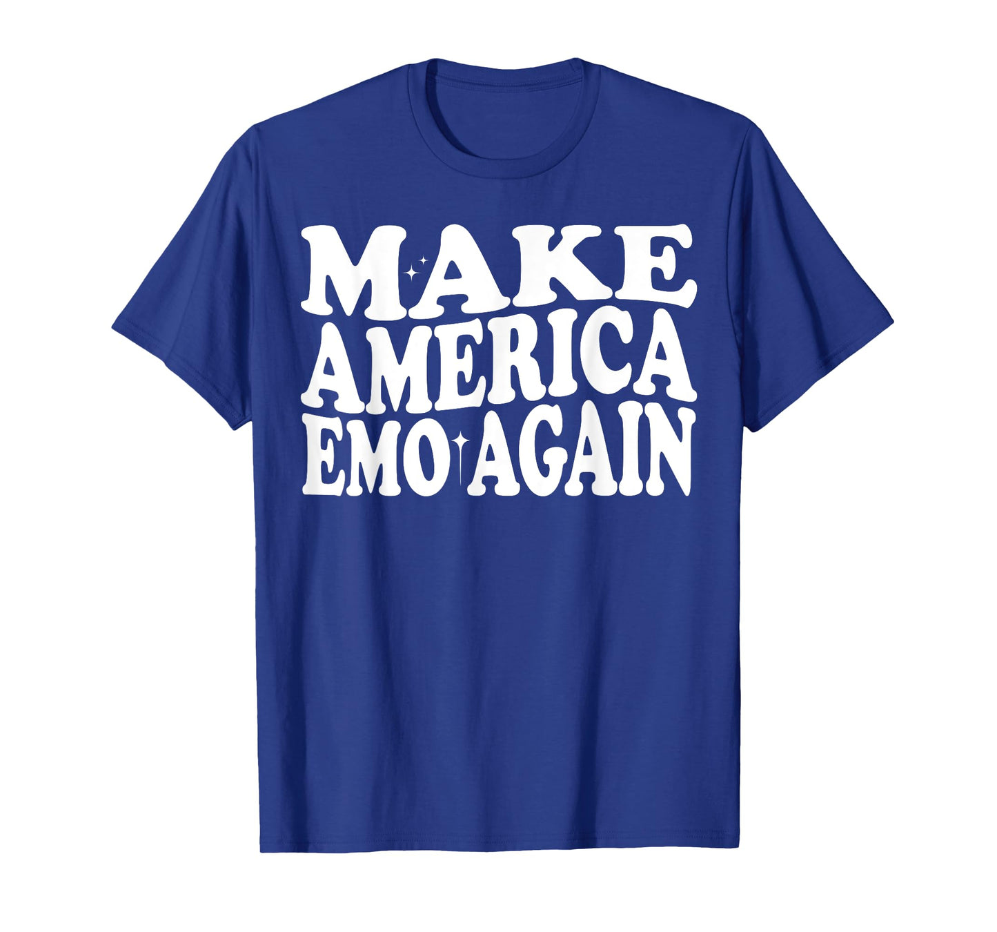 MAKE AMERICA EMO AGAIN Funny Goth US Saying T-Shirt