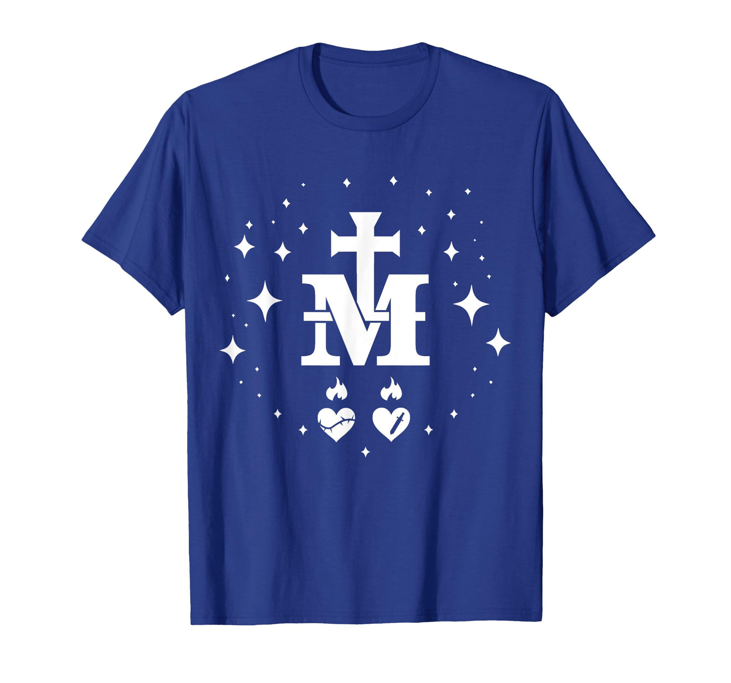 Miraculous Medal - Catholic Virgin Mary Holy Heart T-Shirt