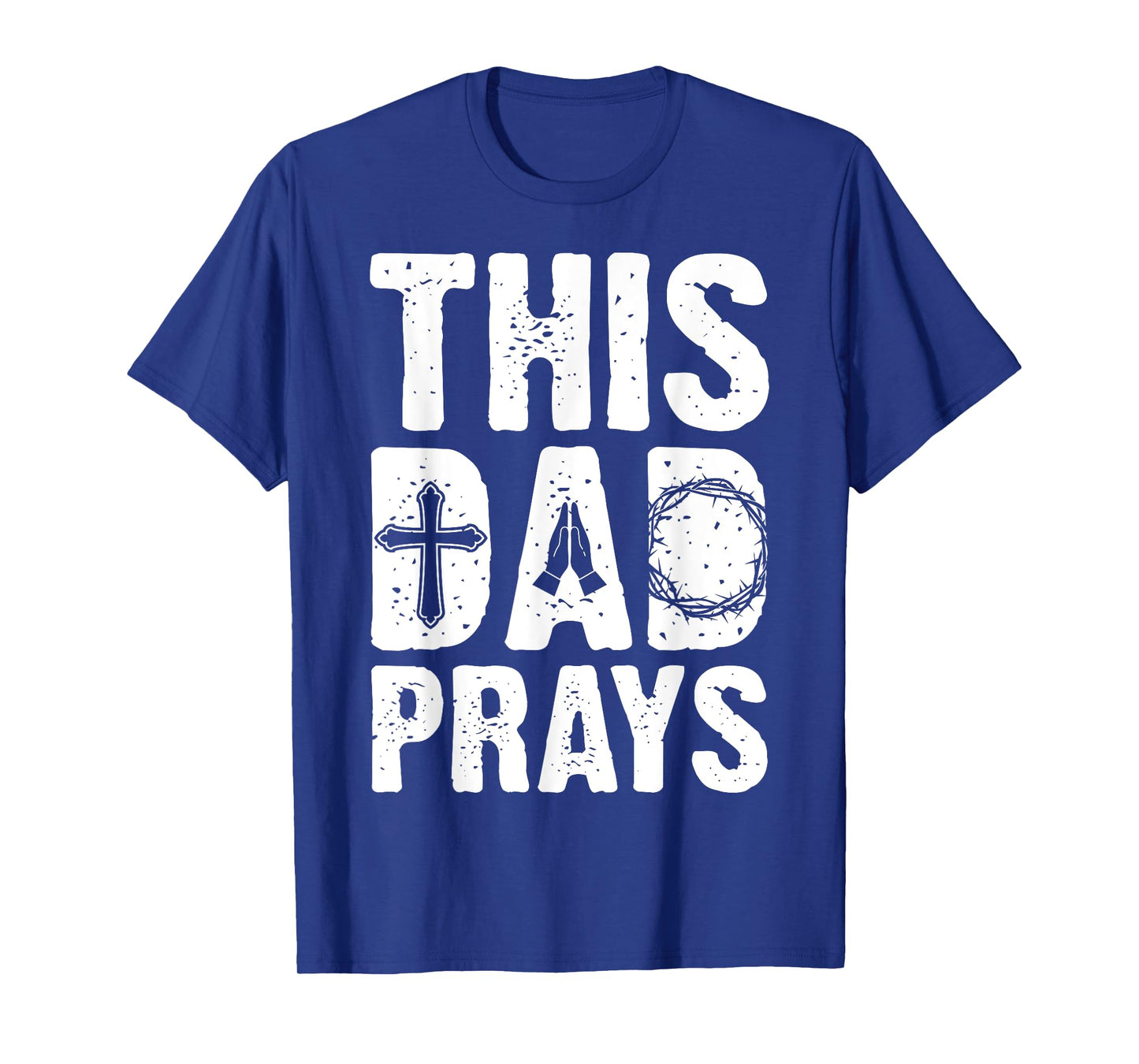 This Dad Pray Religious Vintage Father's Day Christian Daddy T-Shirt