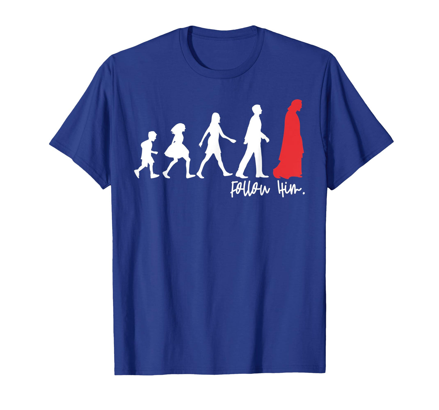 Follow Him Jesus Leading The People Christians Gift T-Shirt