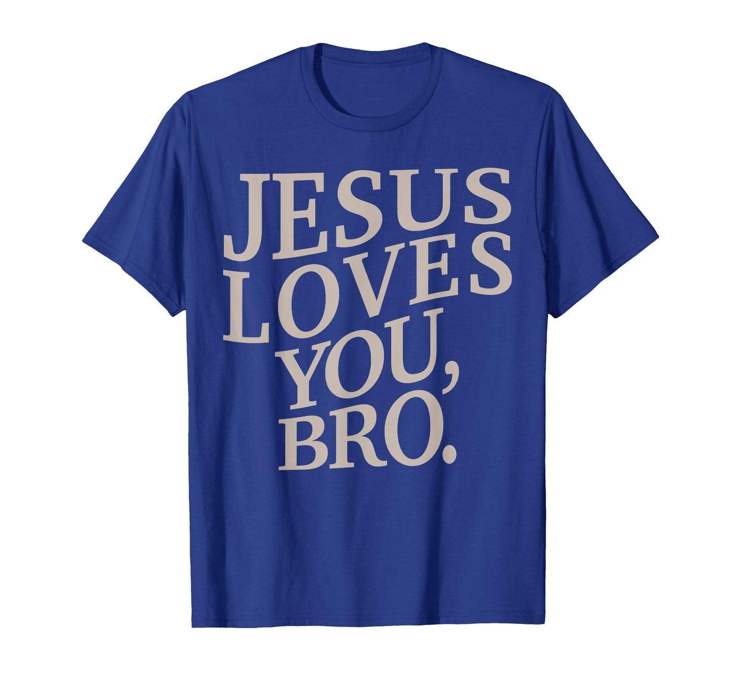 Youth Jesus Loves You Bro Funny Christian Boy Kids Men Faith T-Shirt