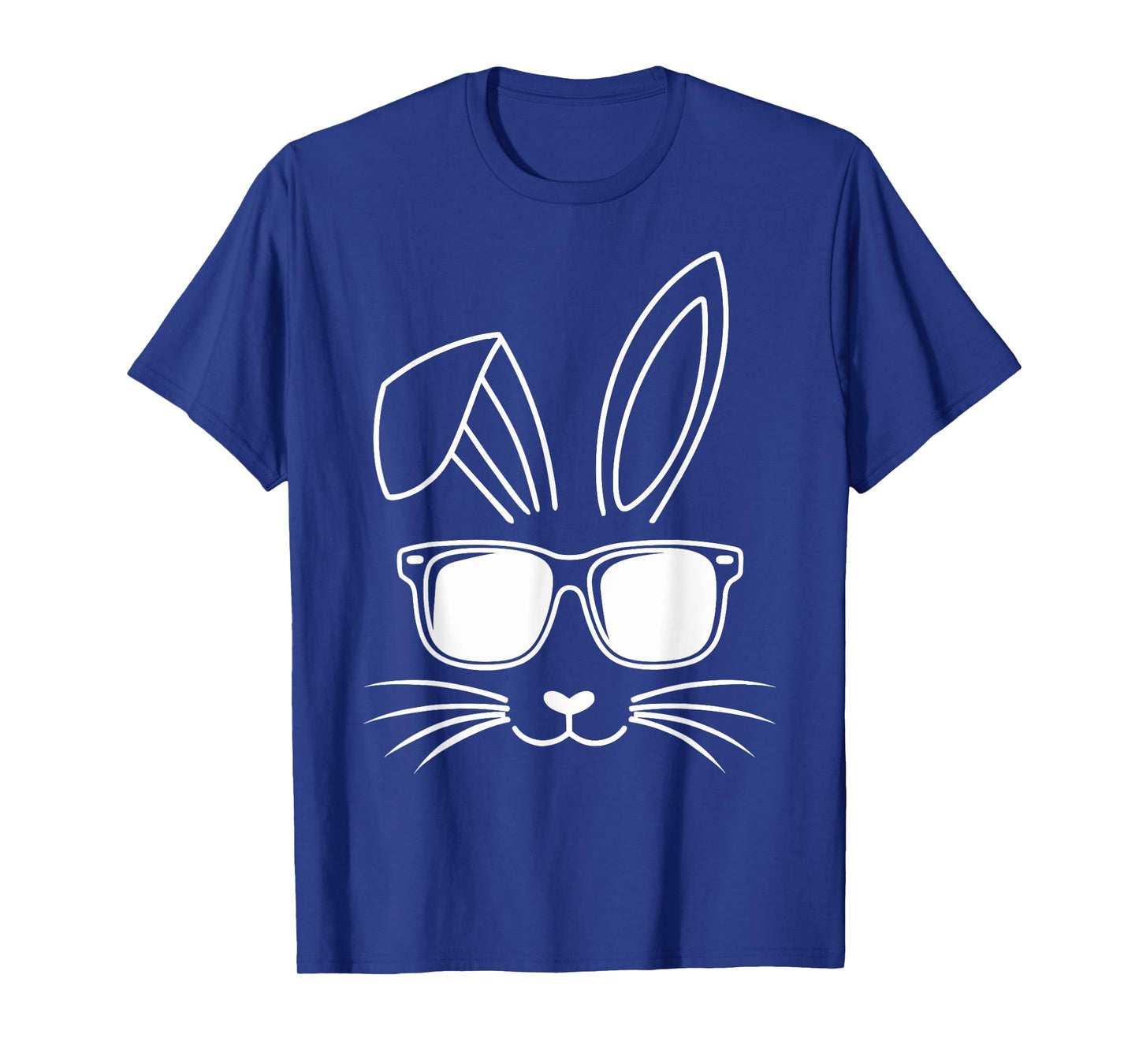 Cool easter bunny face with sunglasses T-Shirt
