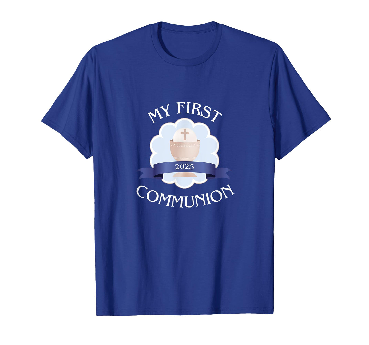 2025 Catholic Boy First Communion Sacrament Celebration T-Shirt