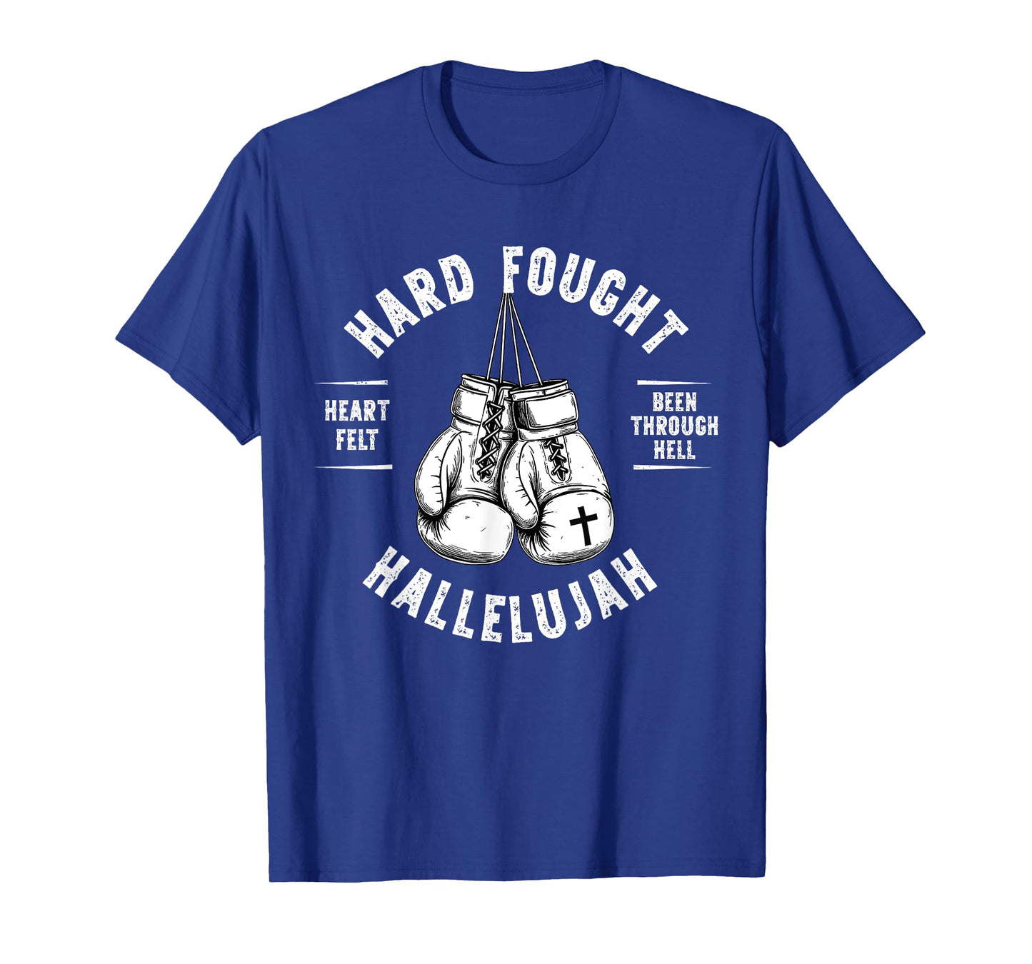 Brandon Hard Fought Hallelujah Praise Jesus Lake Merch T-Shirt
