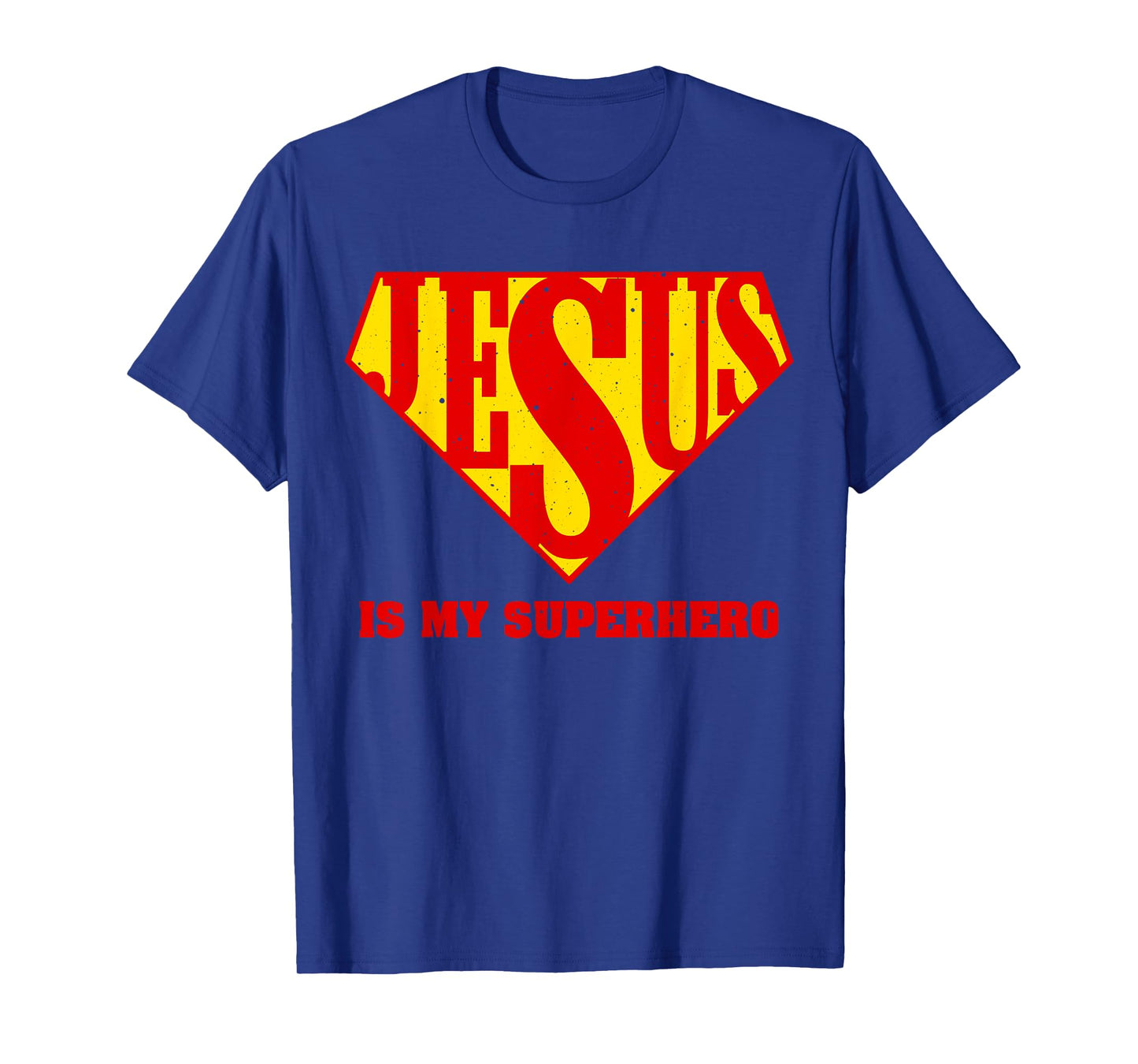 Cute Jesus Design For Boys Men Women Jesus Superhero Faith T-Shirt
