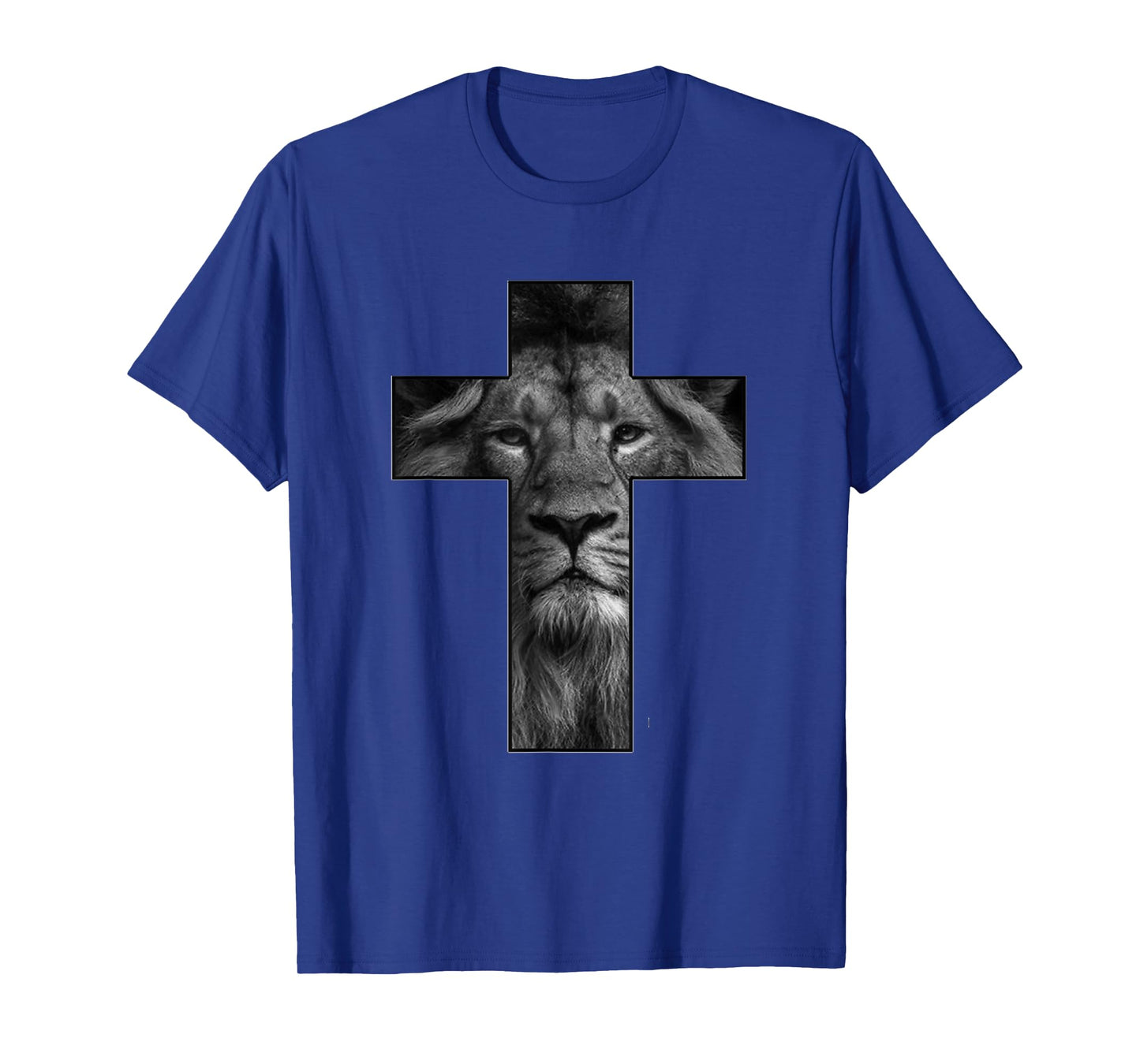T-shirt Jesus Cross With Lion Face, Faith In God T-Shirt