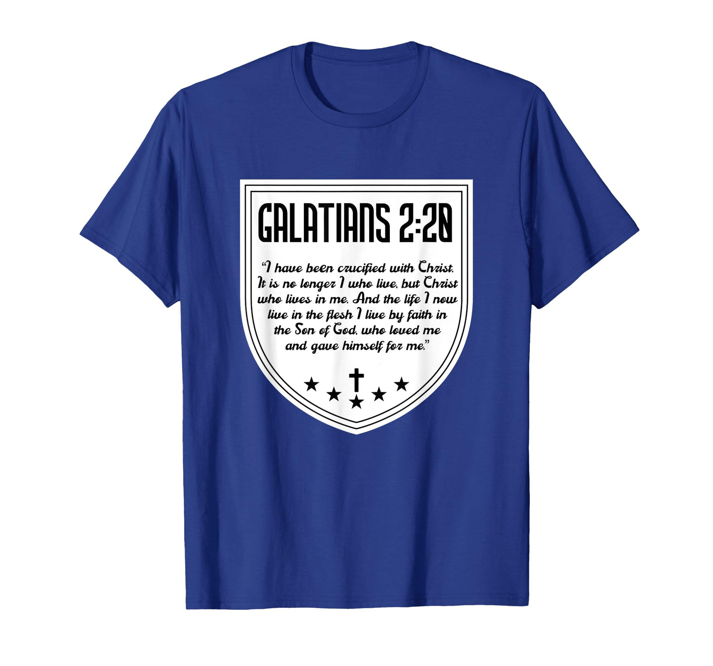 Galatians 2:20 Saint Paul Bible Verse Jesus Christ Christian T-Shirt