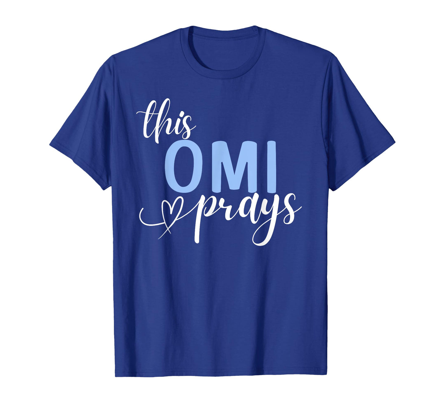 This Omi Prays Perfect Christian Grandma T-Shirt