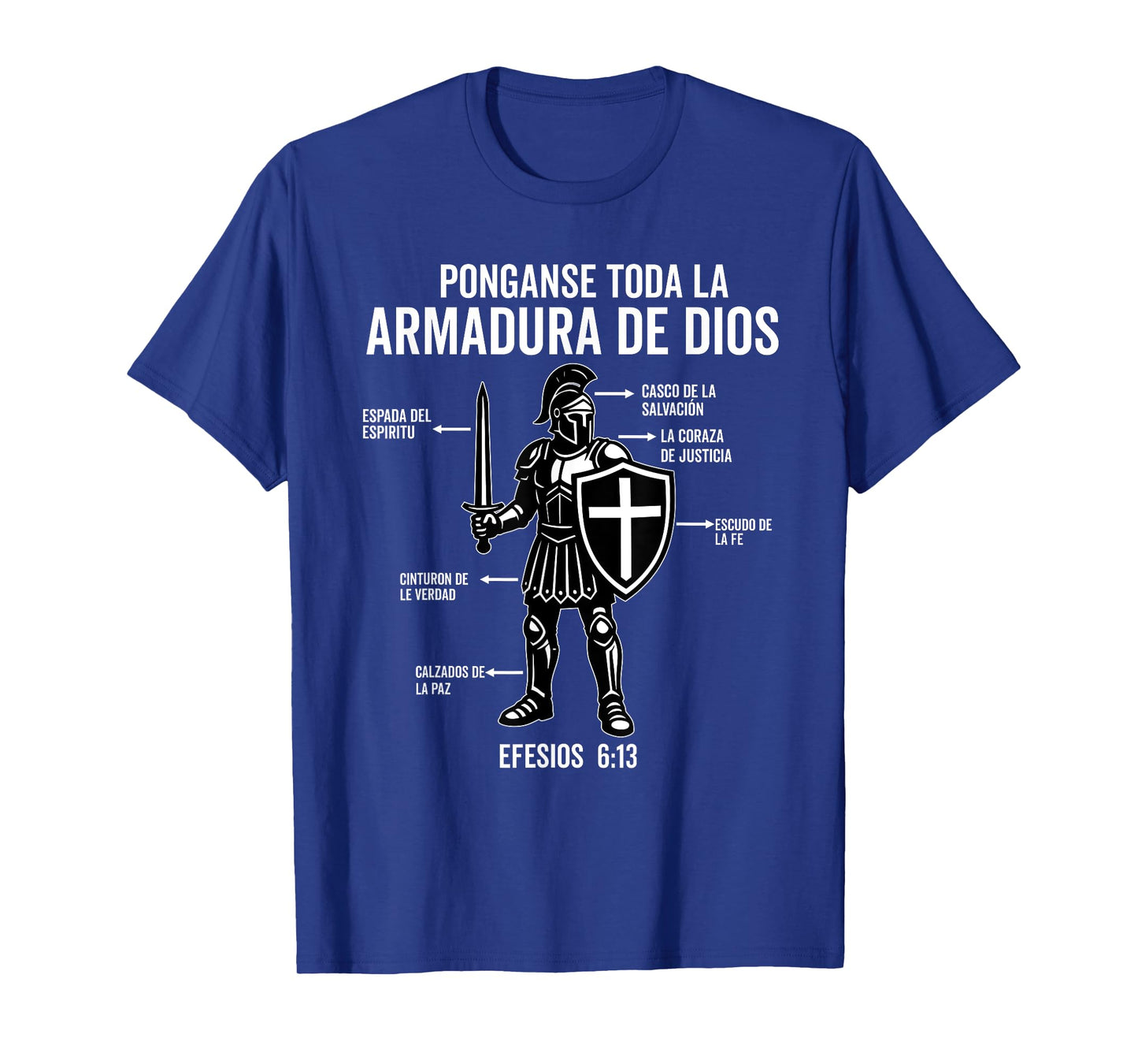 Camiseta cristiana en espanol Versiculo Spanish Christians T-Shirt