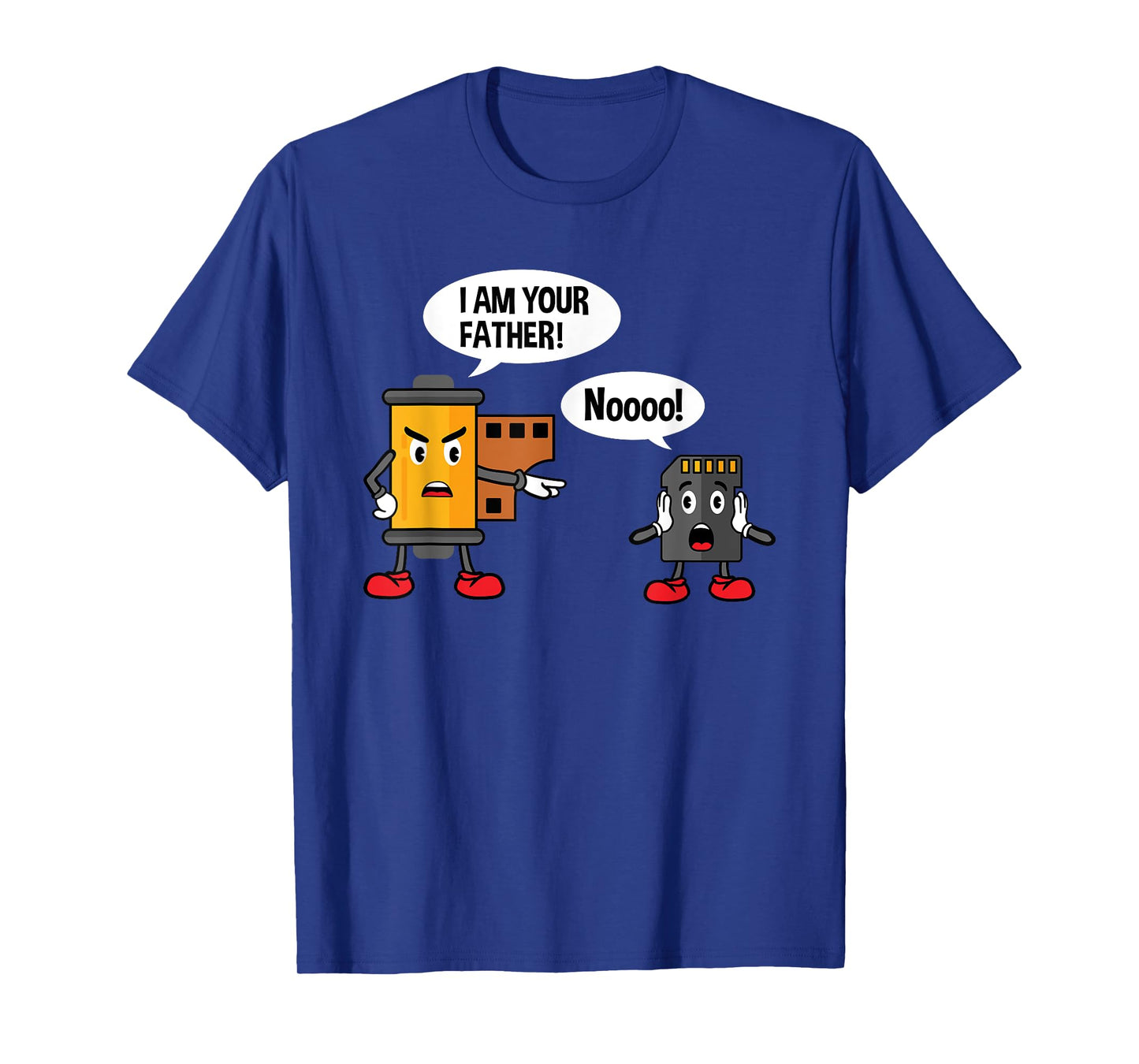 Analog Film Roll & SD Card - Funny Photographer Camera T-Shirt