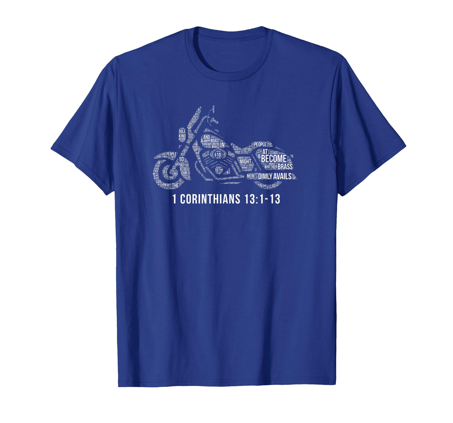 1 Corinthians 13 Christian Biker Christian Motorcycle Gift T-Shirt