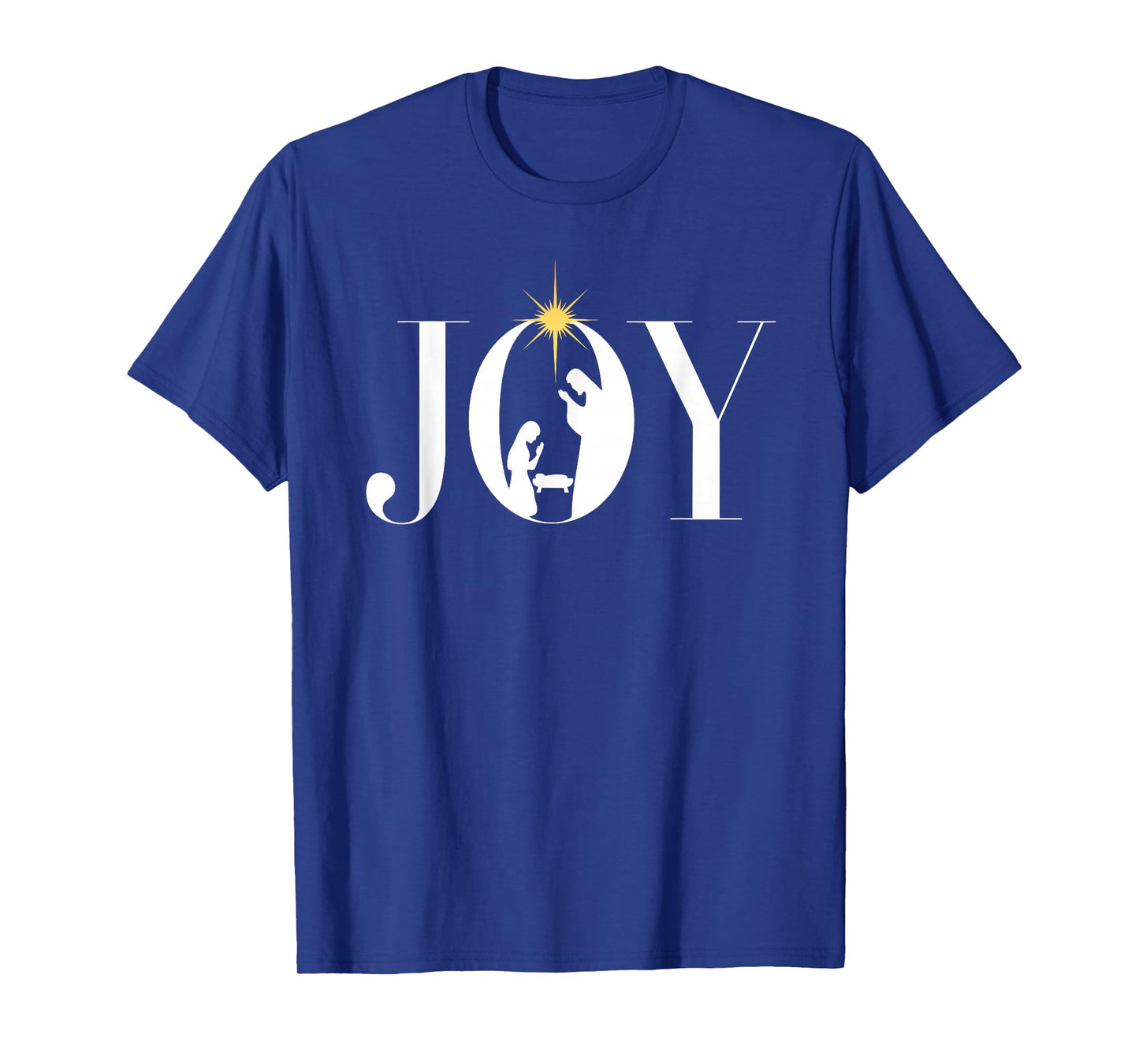 Christian Christmas Joy Jesus Nativity Scene Faith Family T-Shirt