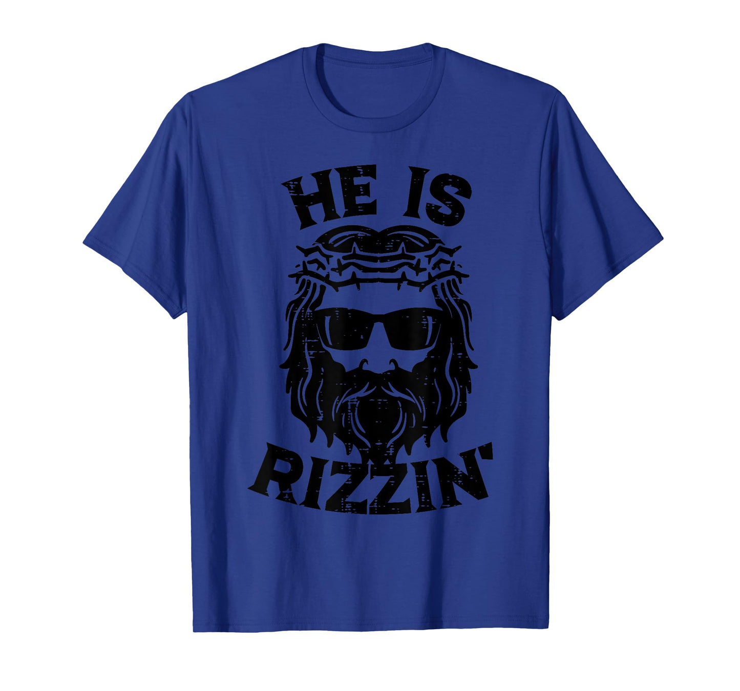 Easter Jesus He Is Rizzin Risen Fun Christian Men Women Kids T-Shirt