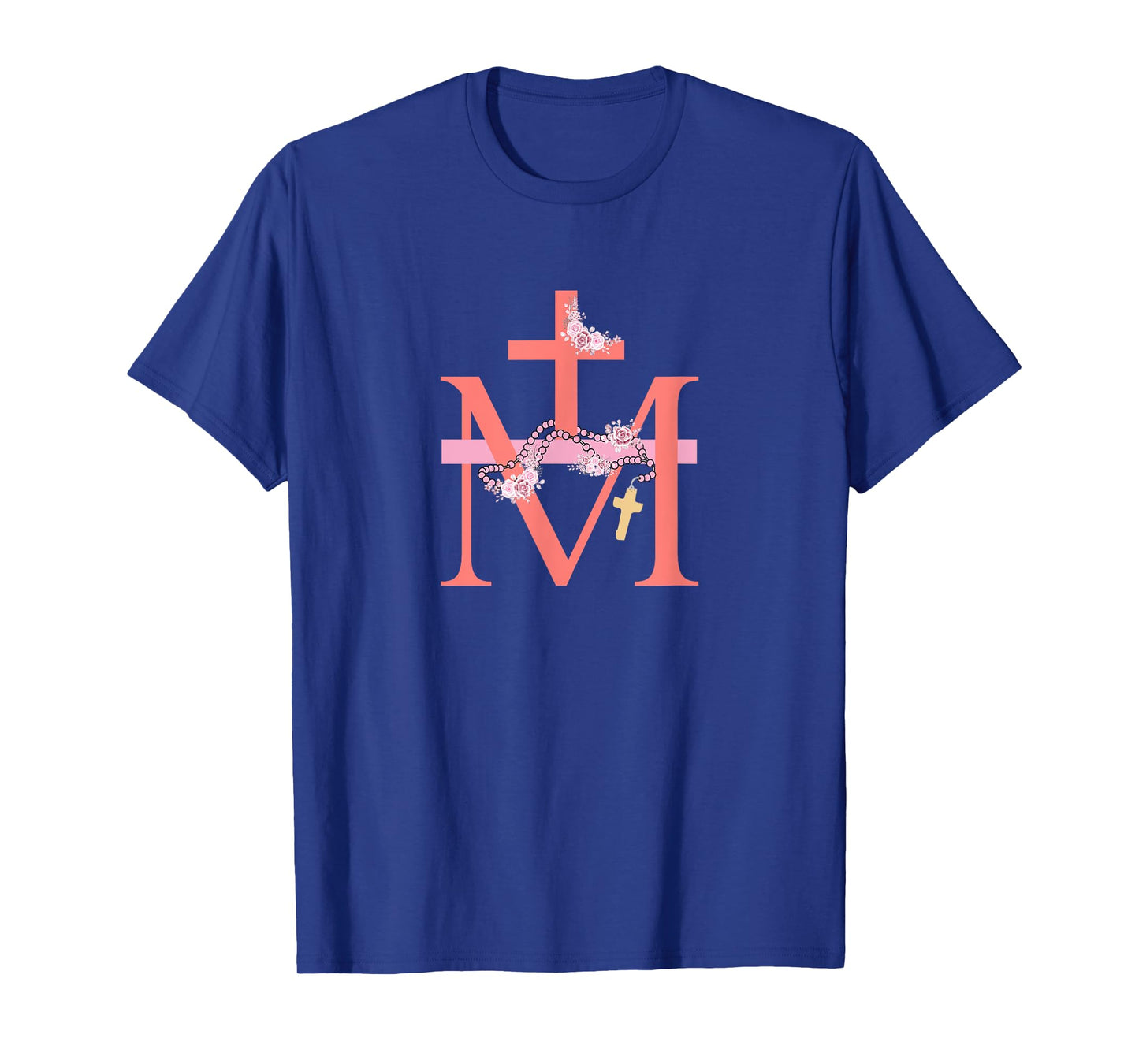 Mary Medals Pink Catholic Christian Women T-Shirt