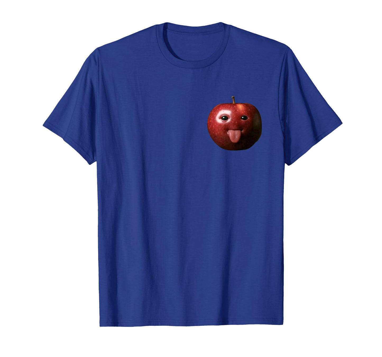 Funny Silly Ai Apple gen z Meme BrainRot Humor Tongue Out T-Shirt