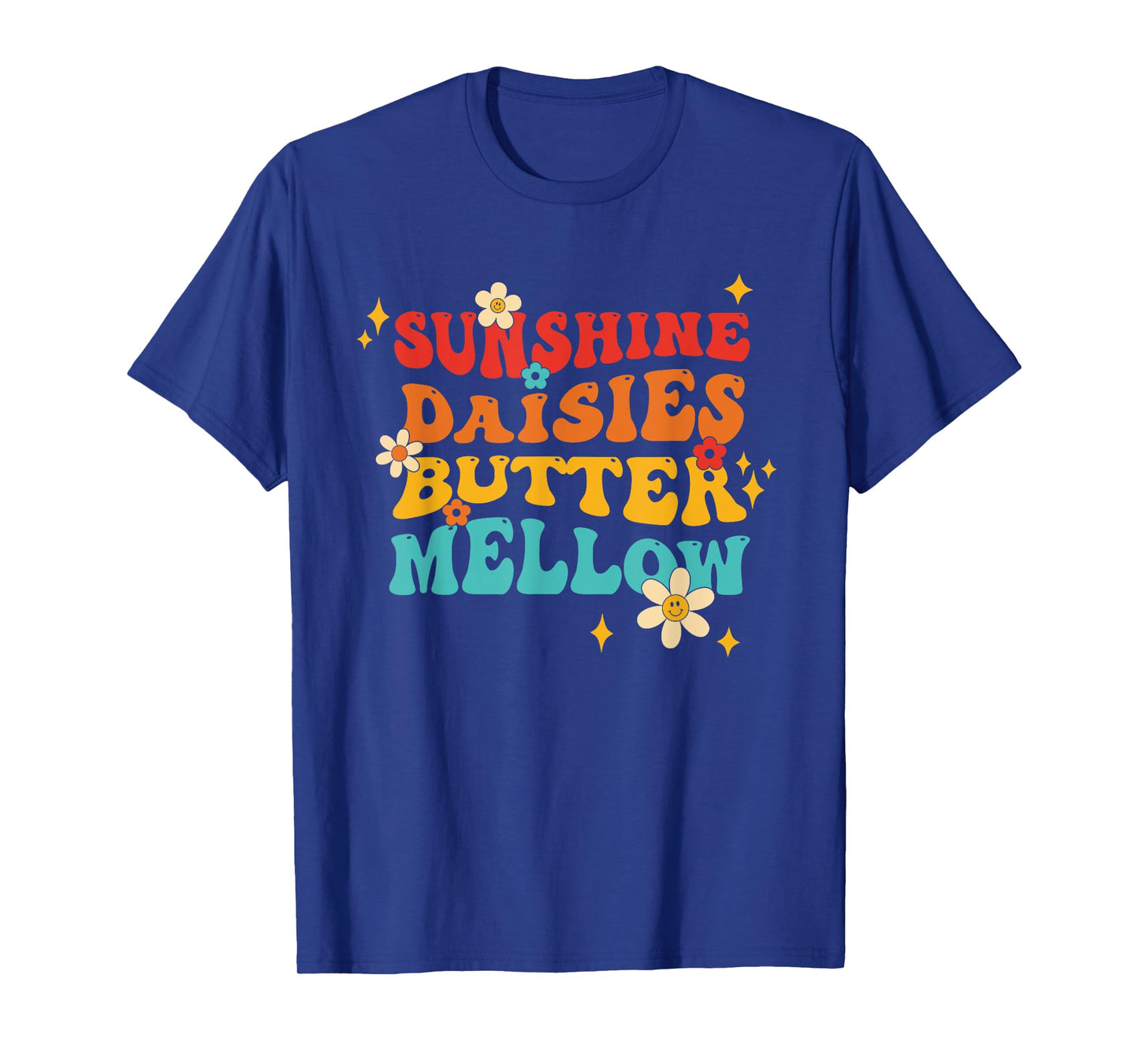 Sunshine Daisies Butter Mellow Vintage Design T-Shirt