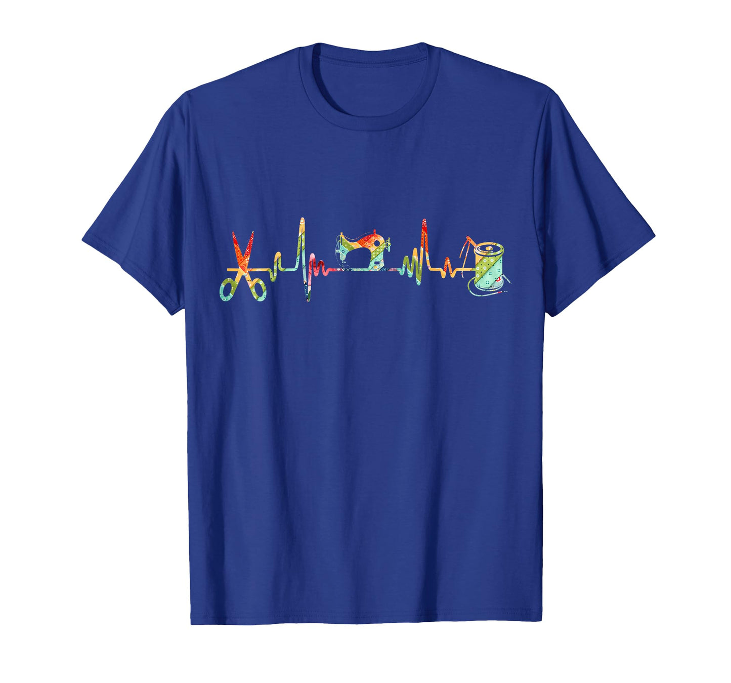 Quilting Quilter Sewing Heartbeat Tee For Quilting Lovers T-Shirt