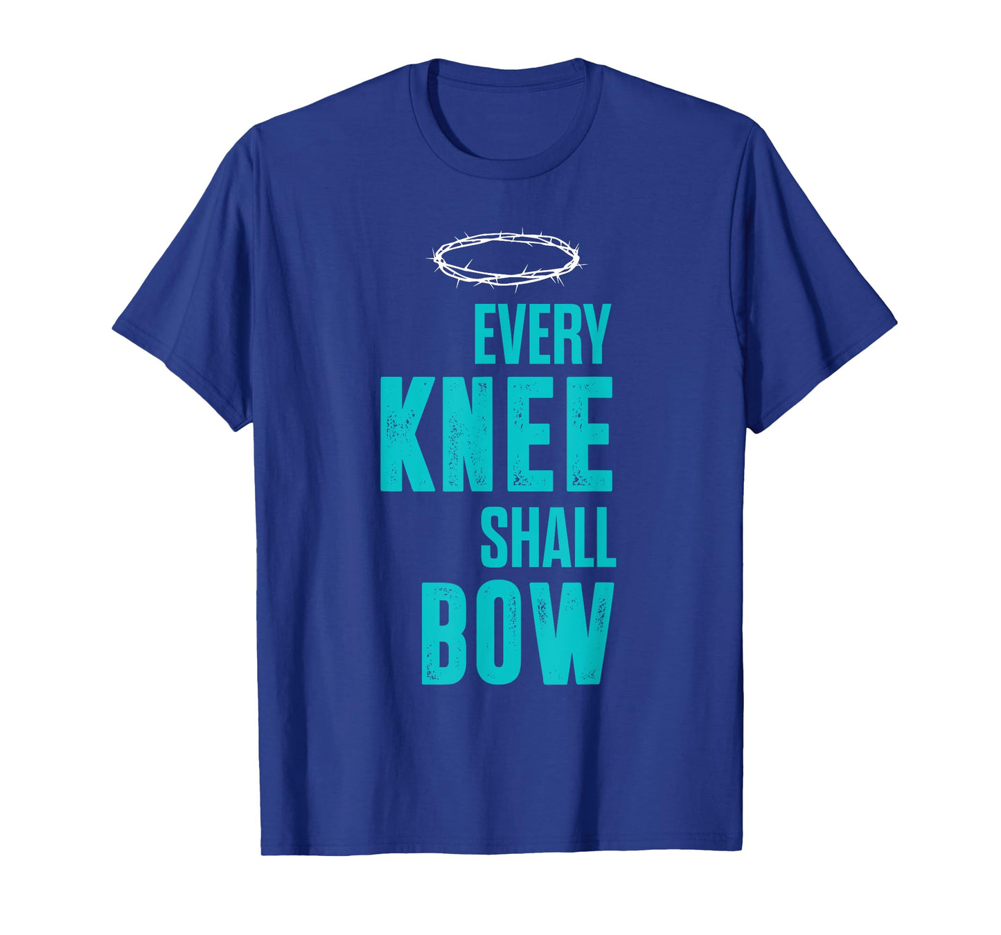 Christian Every Knee Shall Bow Romans Bible Verse T-Shirt