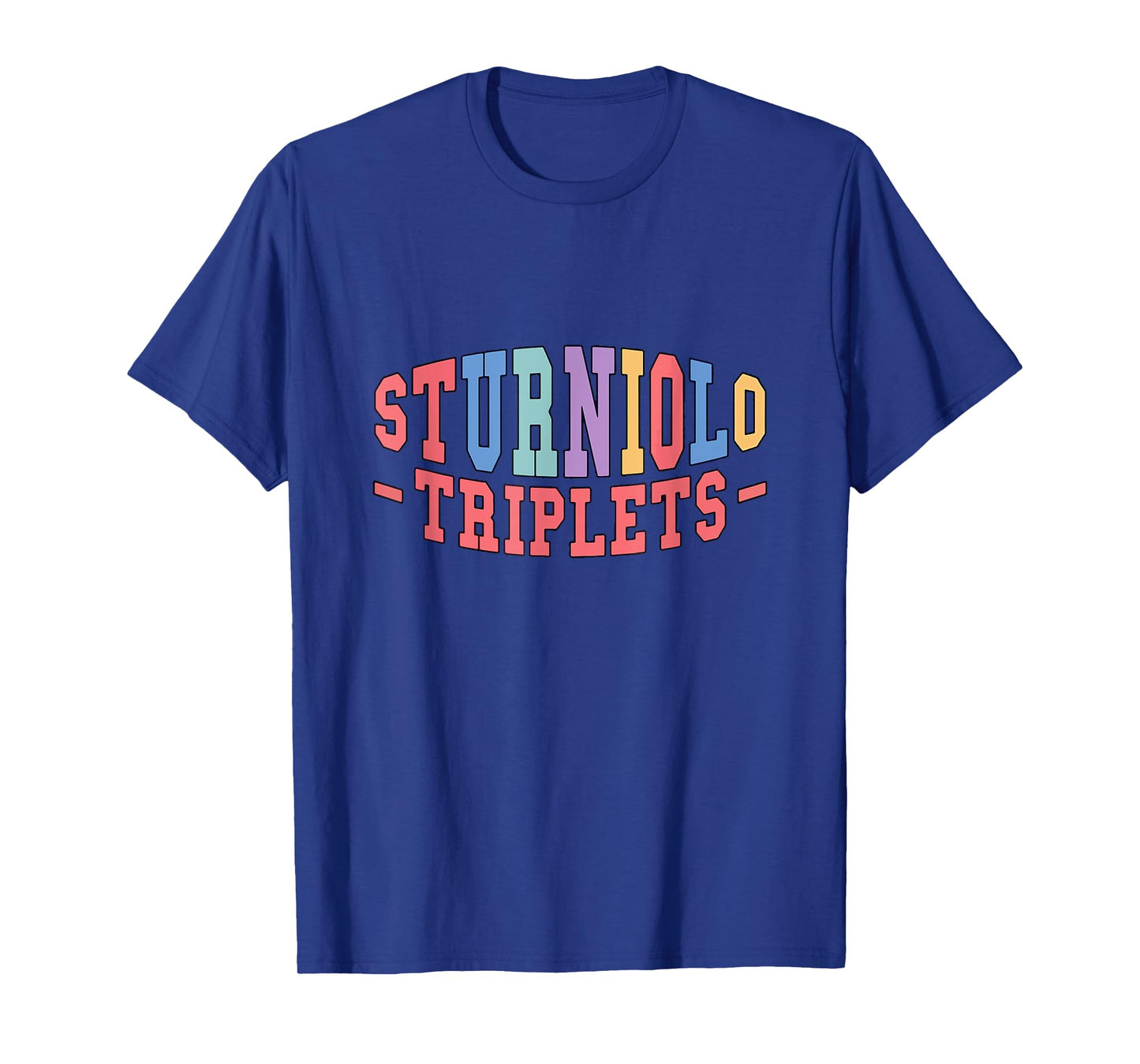 Sturniolo Triplets Black Classic Fit Modern Round Neck Short Sleeve T-Shirt - Small - Unisex-Adults, Unisex-Kids