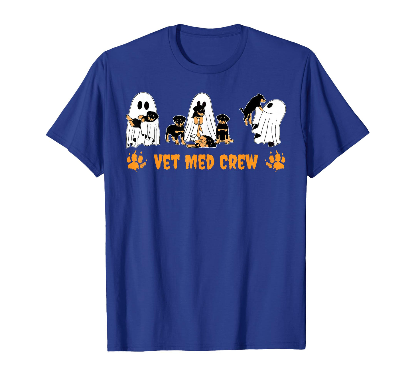 Vet Med Crew Cute God Ghost Veterinary Technician Halloween T-Shirt