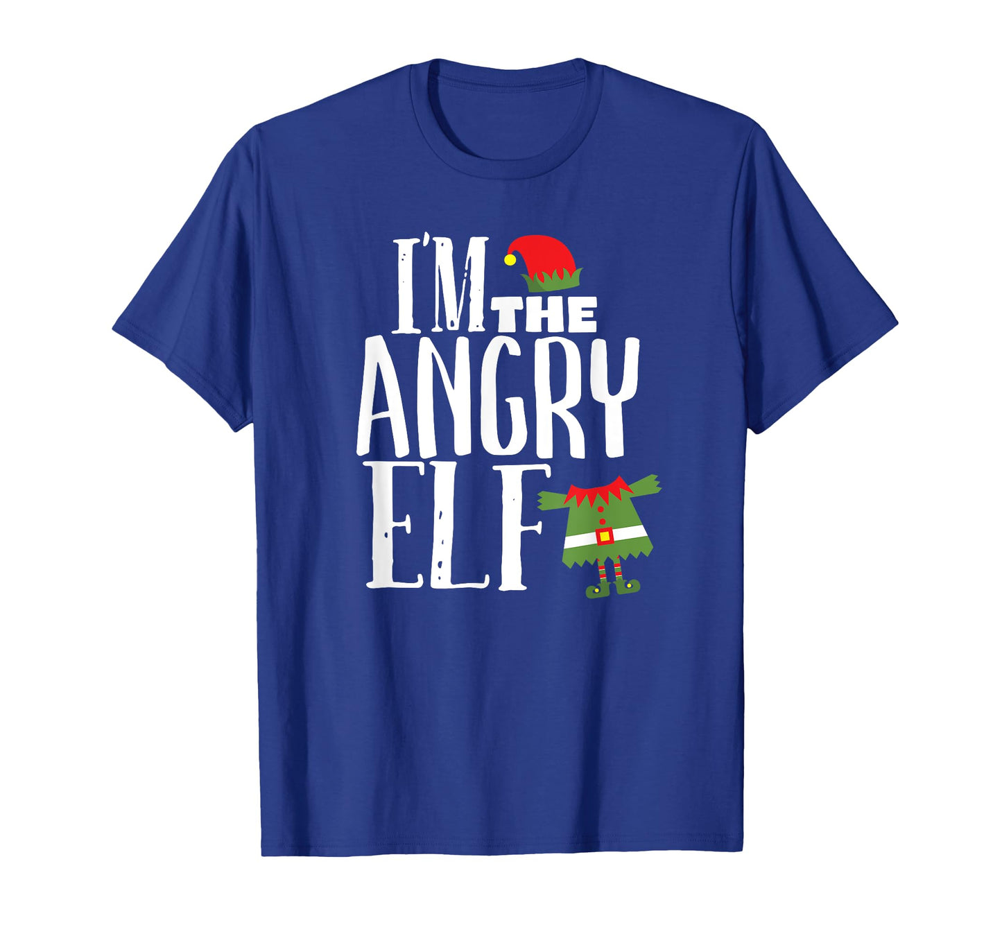 I'm The Angry Elf Matching Family Group Christmas Costume T-Shirt