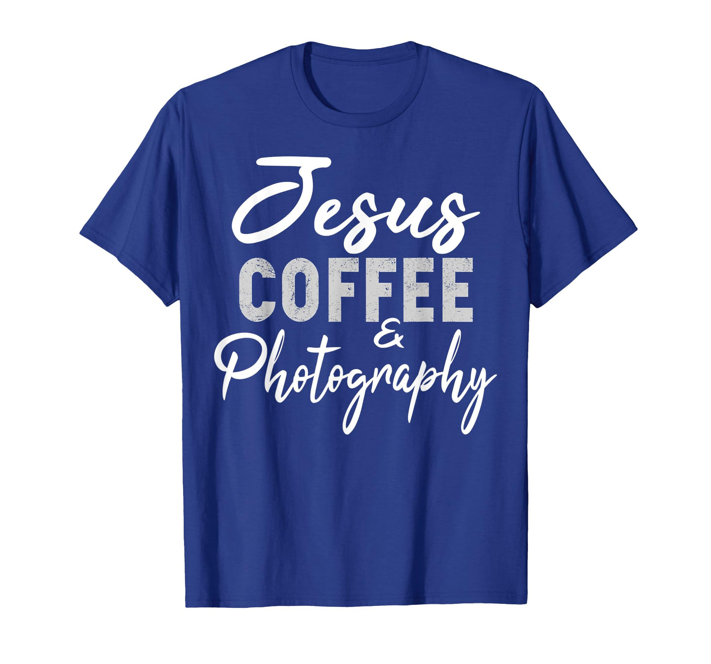 Jesus Coffee and Photography Funny Photographer Camera T-Shirt