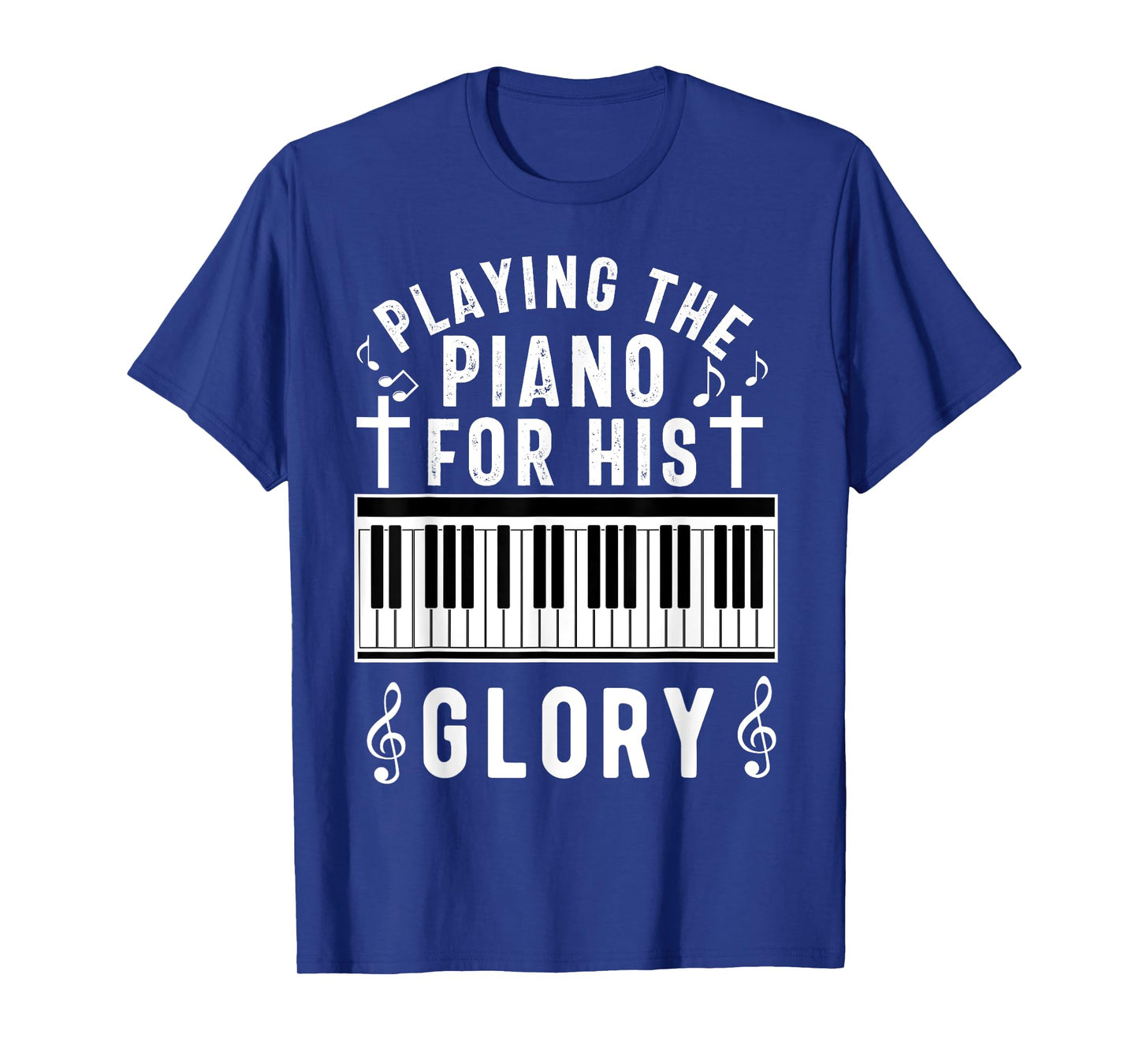 Christian Pianist Jesus Piano Player Musician Worship Lover T-Shirt