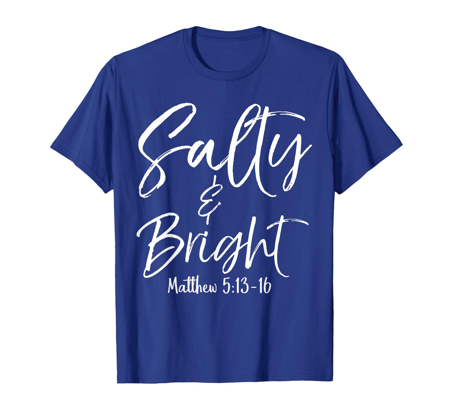 Salty and Bright Shirt Matthew 5:13-16 Vintage Christian Tee T-Shirt