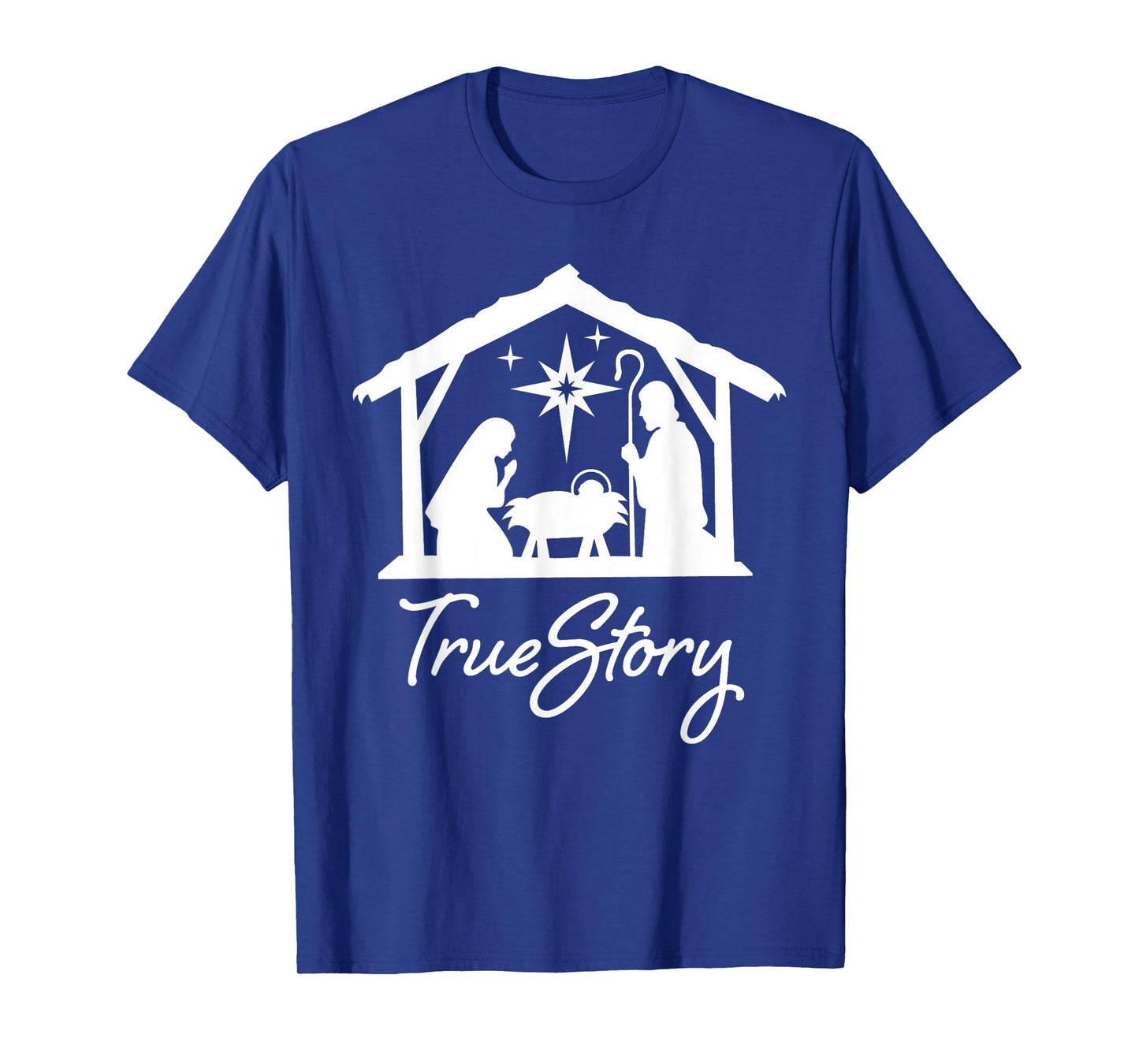 Christian Religious Christmas Nativity Scene True Story T-Shirt