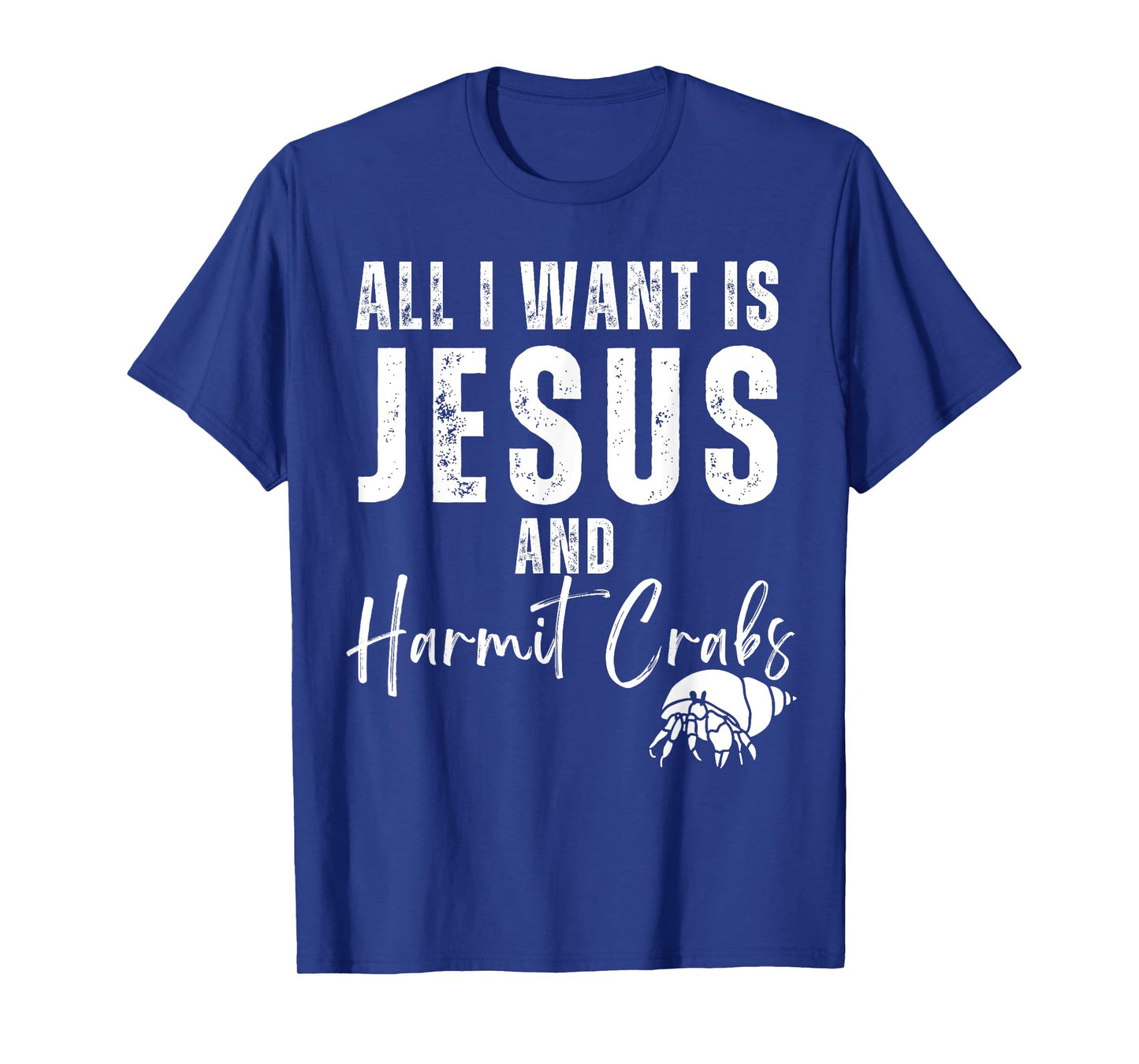 All I Want Is Jesus And Hermit Crabs Christian Humor Funny T-Shirt