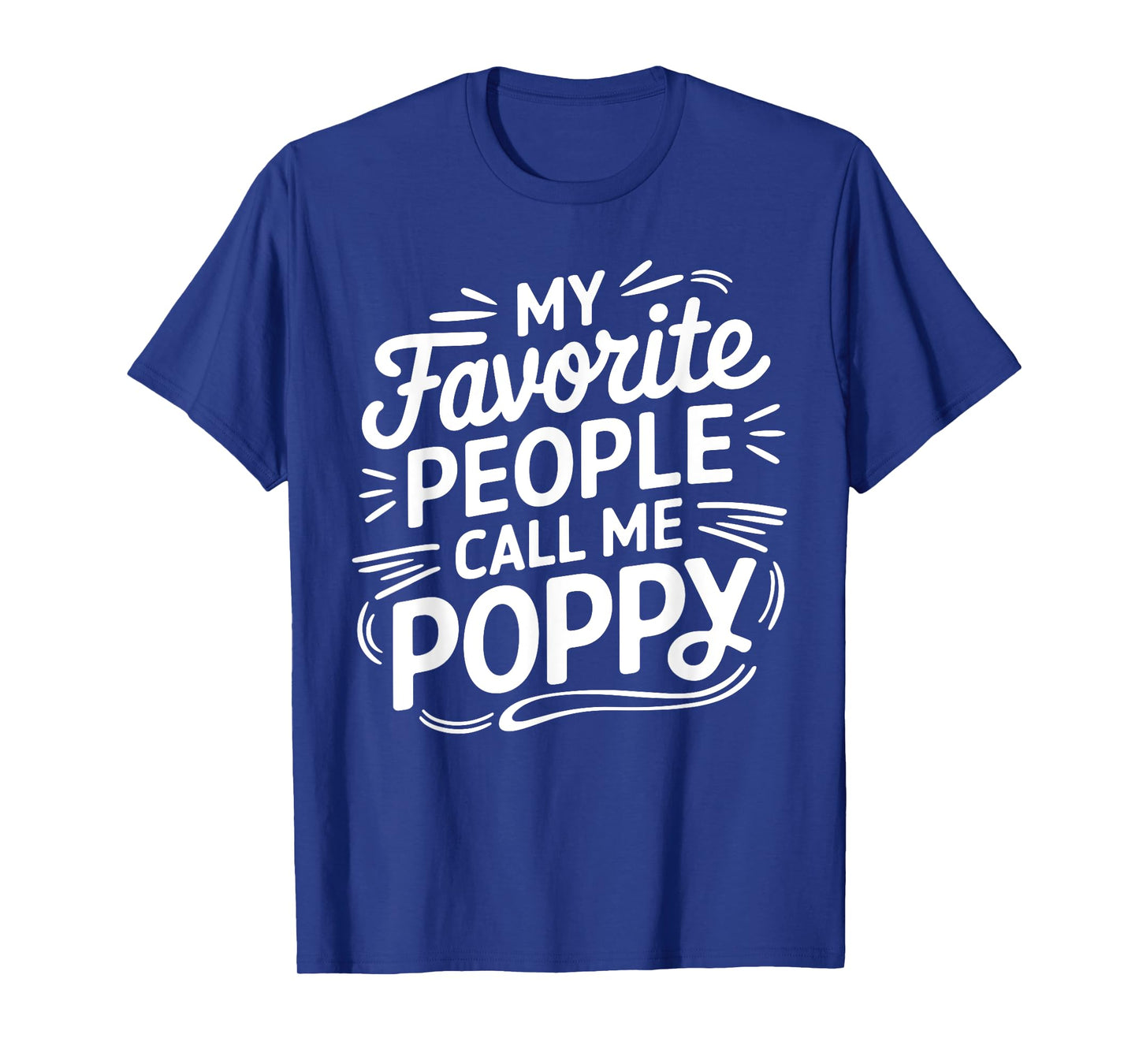Poppy Design For Grandpa From Grandkids Father's Day Poppy T-Shirt