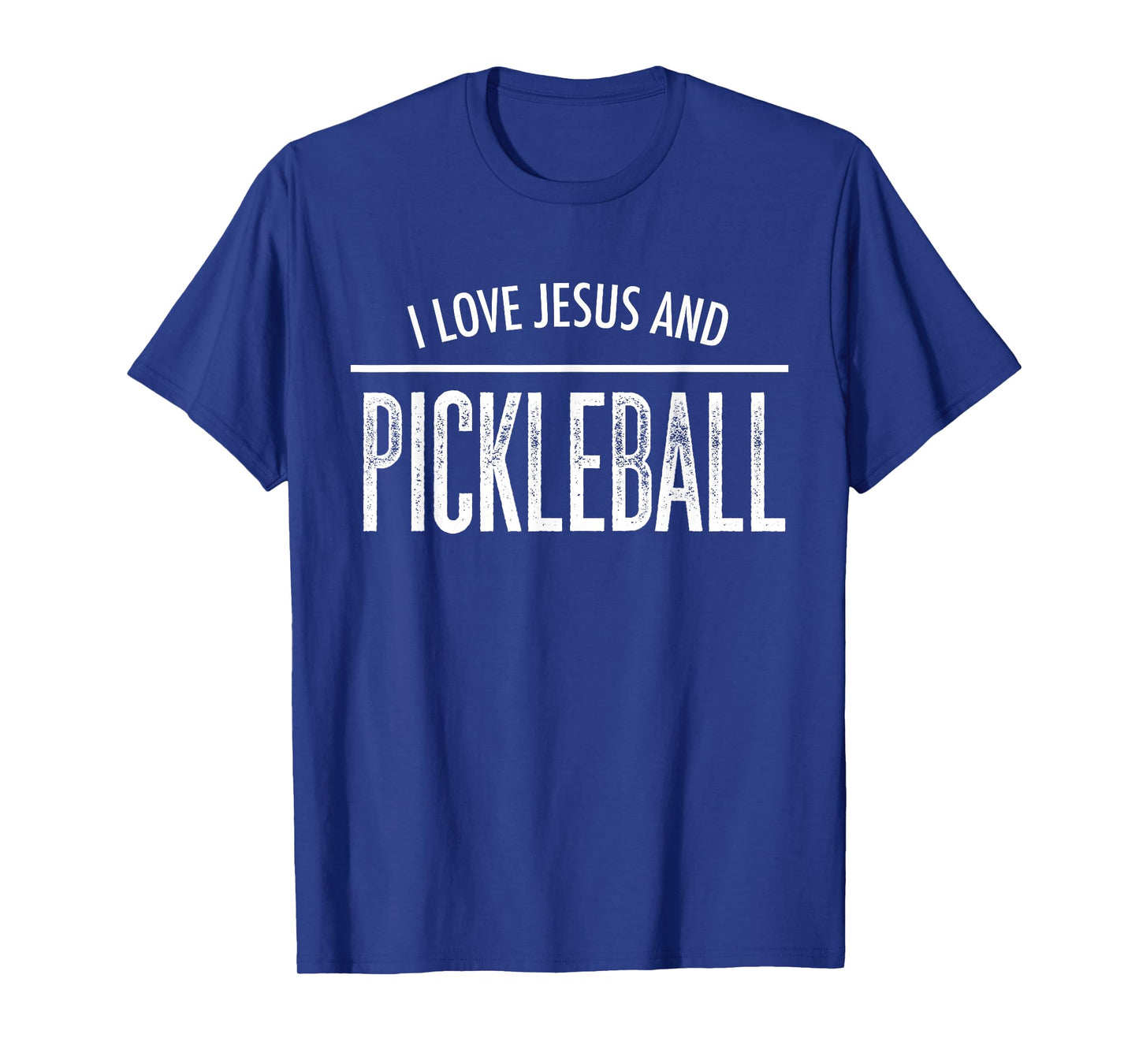 I Love Jesus and Pickleball Christian Sports T-Shirt