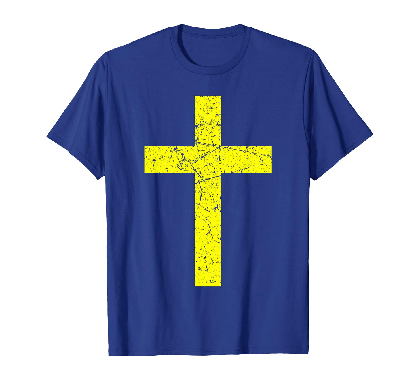 God Jesus Cross Christian Yellow T-Shirt