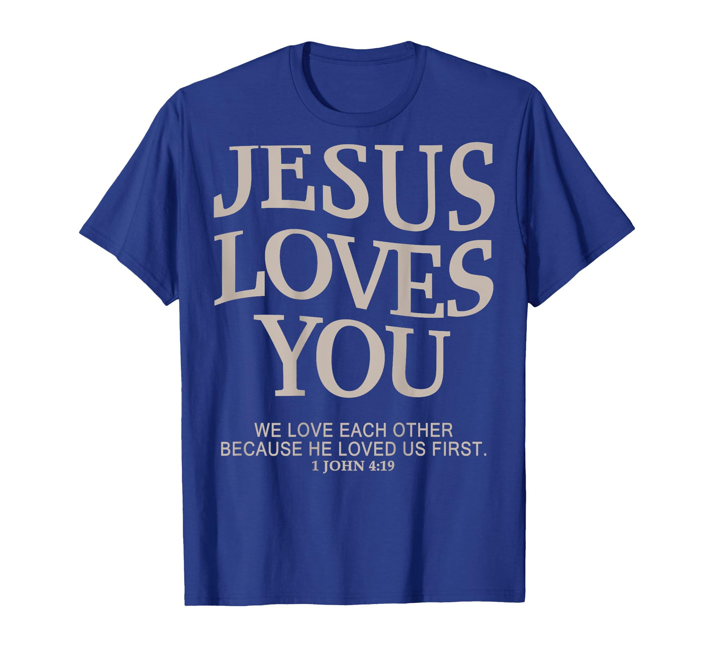 Jesus Loves You Christian Graphic Tees T-Shirt