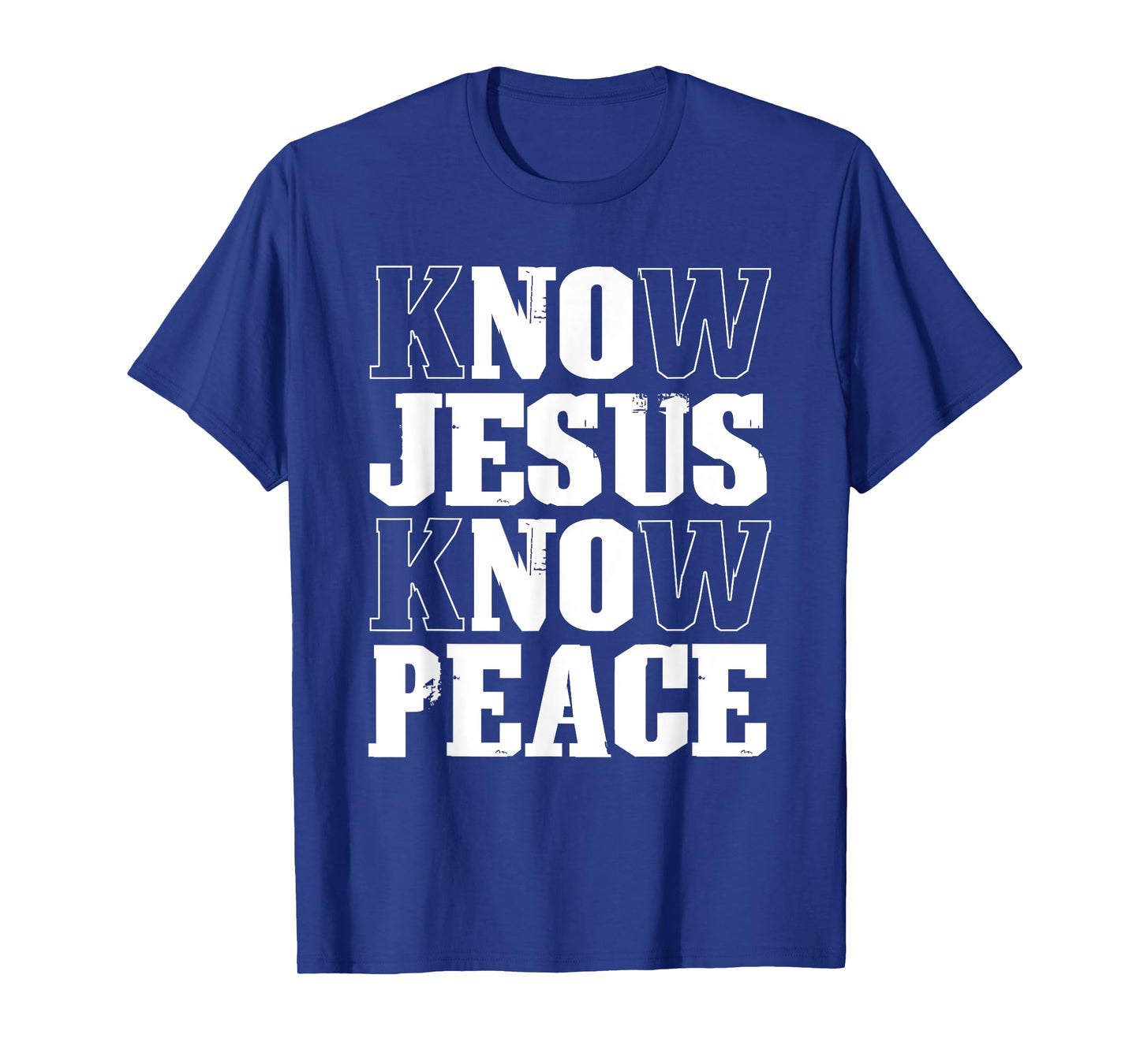 Know Jesus Know Peace Faith in Christ Christian Bible T-Shirt
